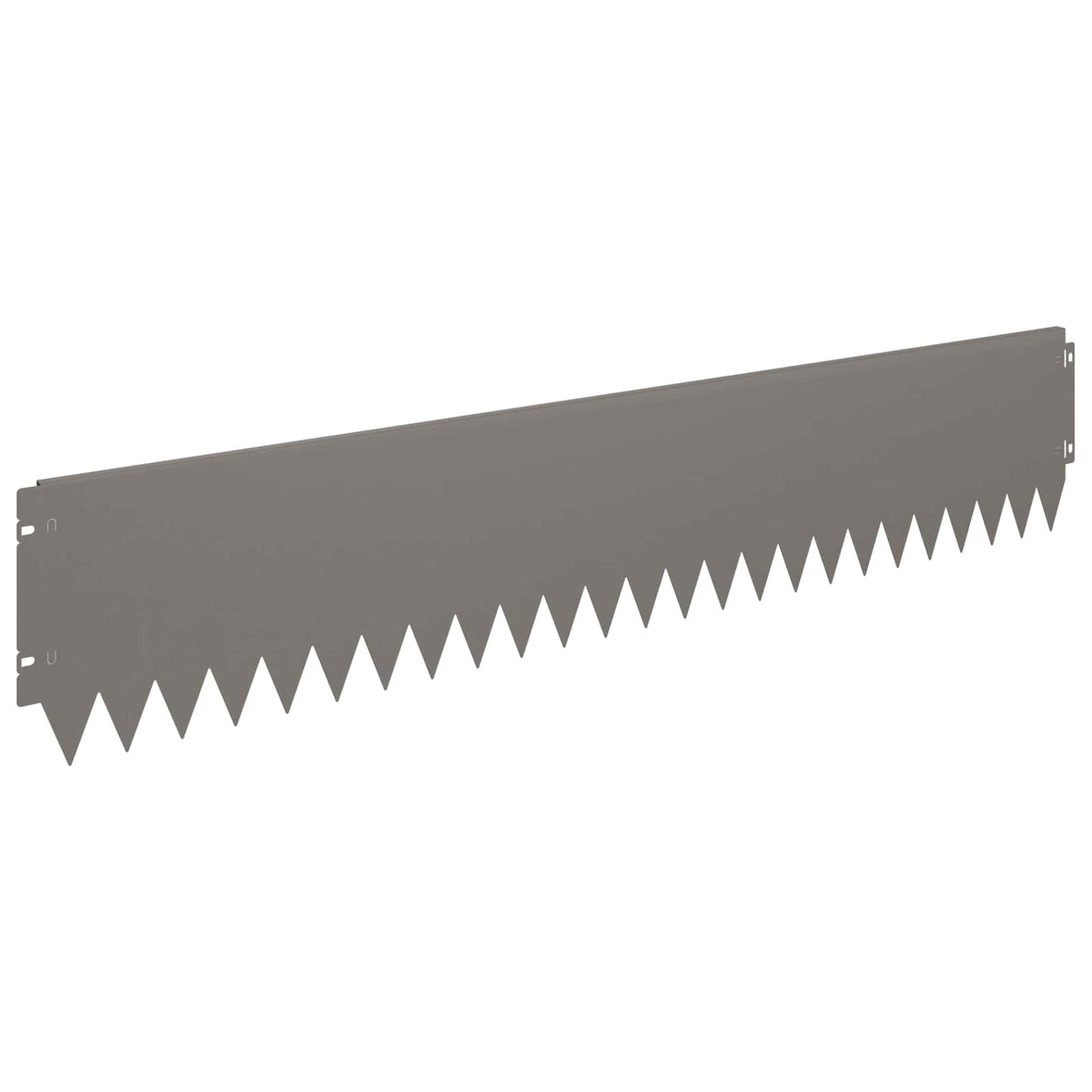 Lawn Edging 20 pcs 103 x 20 cm Steel Rusty