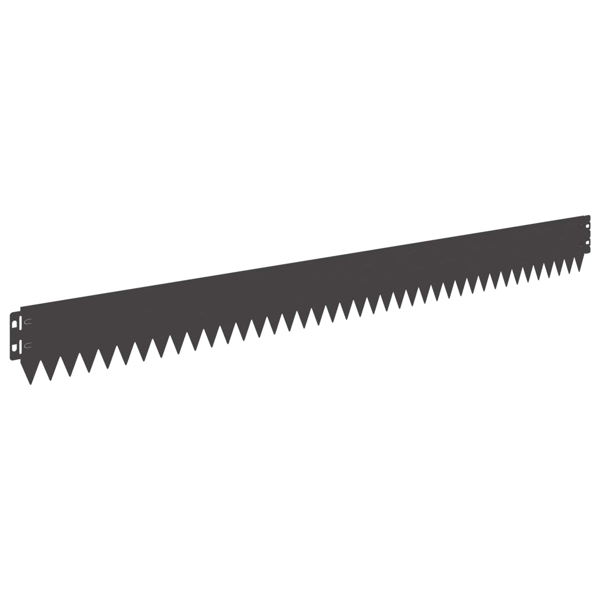 Lawn Edging 20 pcs 103 x 10 cm Steel Black