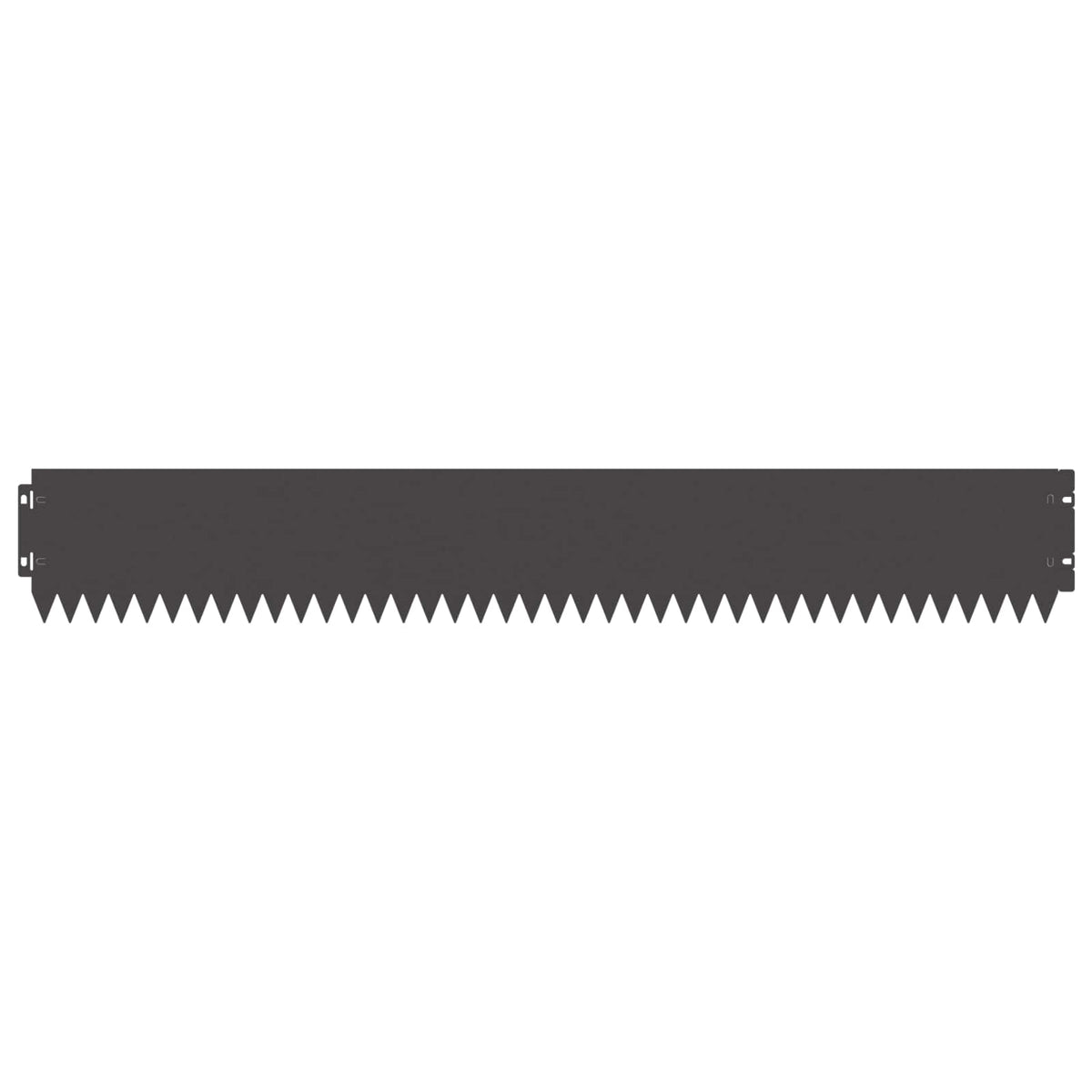 Lawn Edging 10 pcs 103 x 15 cm Steel Black