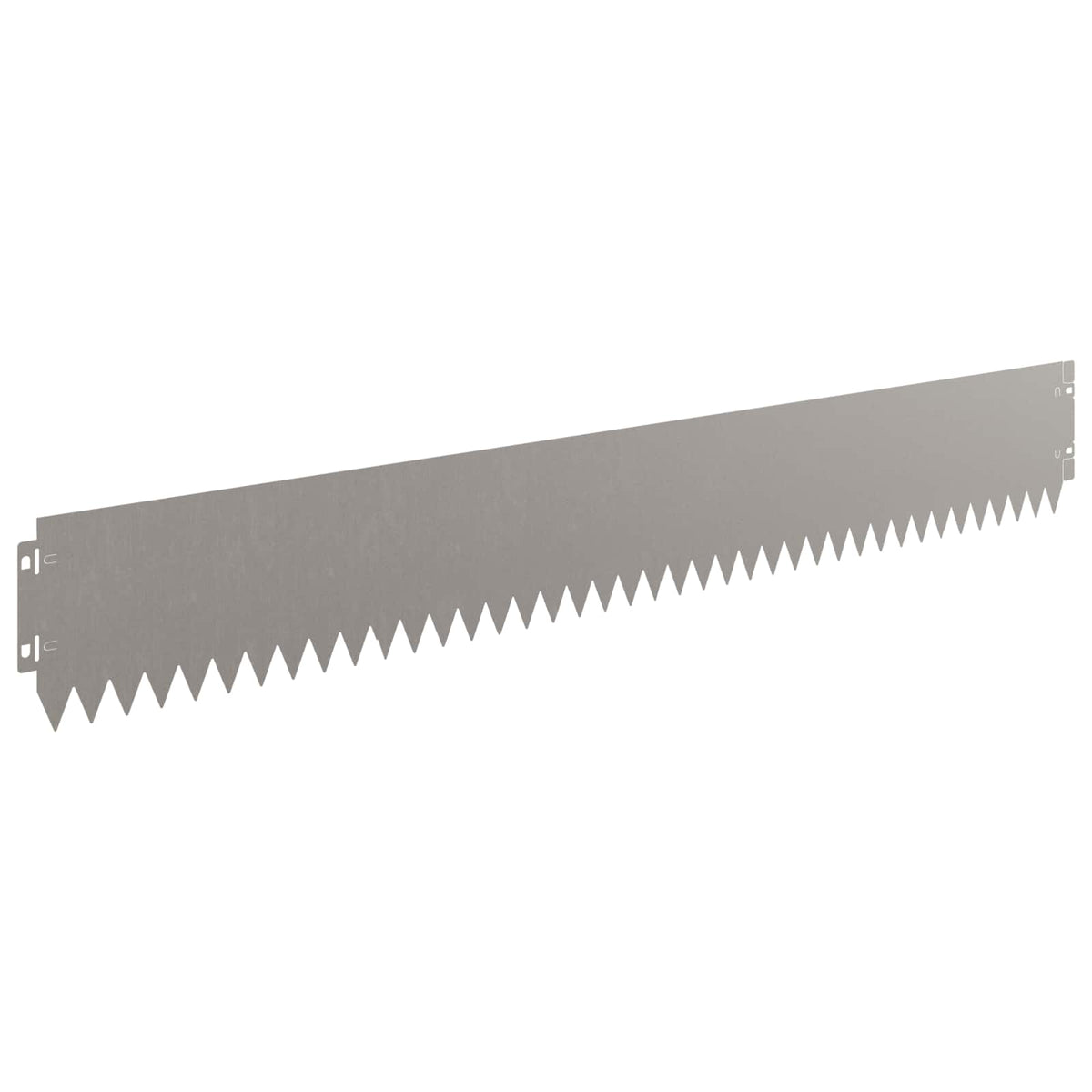 Lawn Edging 20 pcs 103 x 15 cm Steel Rusty