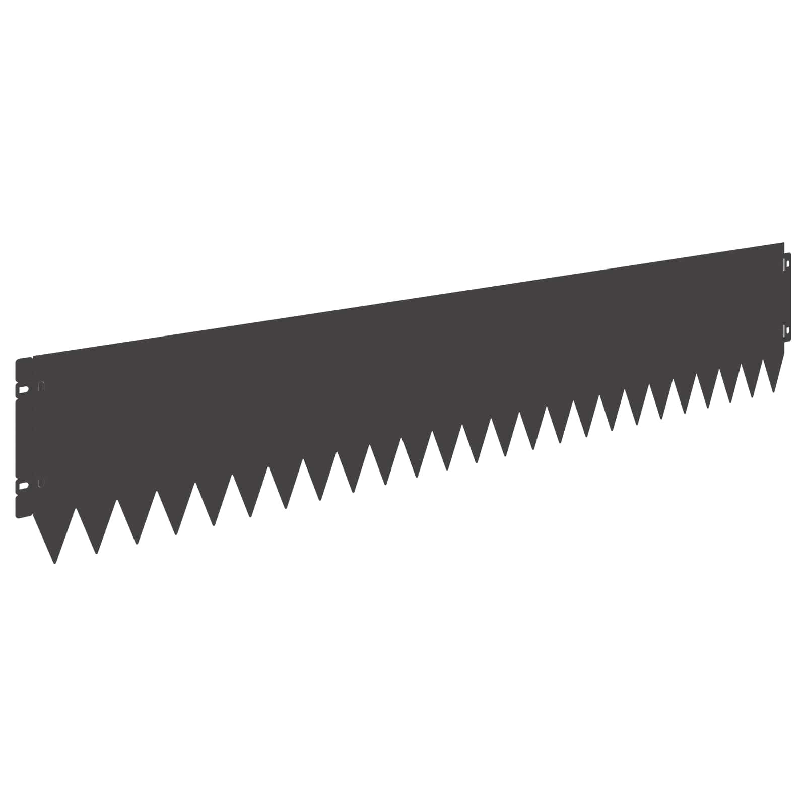 Lawn Edging 20 pcs 103 x 20 cm Steel Black