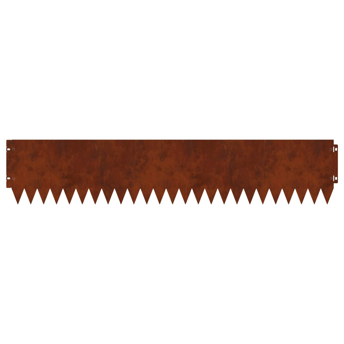 Lawn Edging 20 pcs 103 x 20 cm Steel Rusty