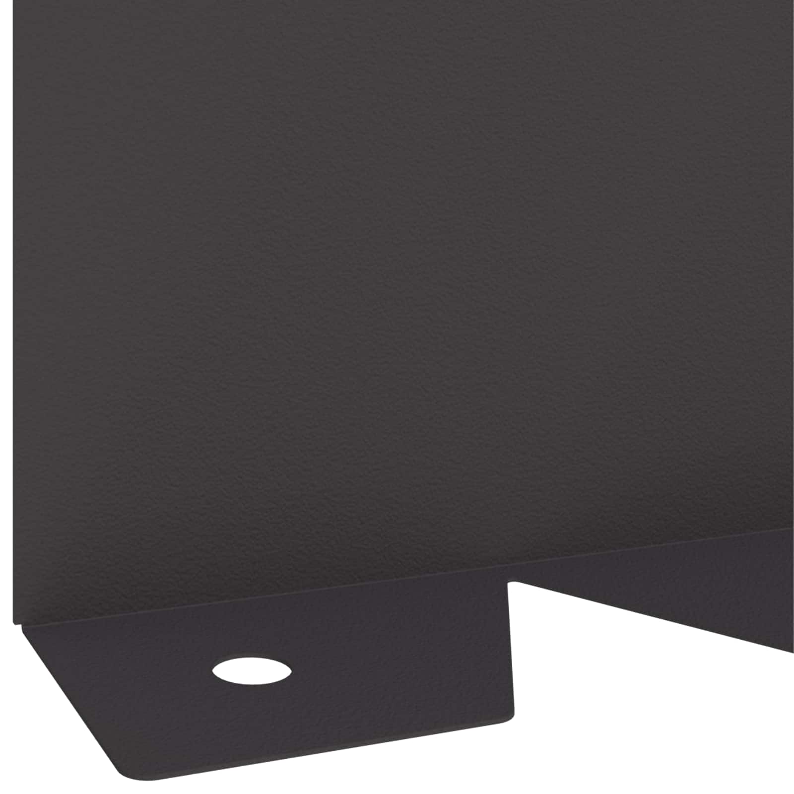 Lawn Edging 10 pcs 102 x 10 x 4 cm Steel Black