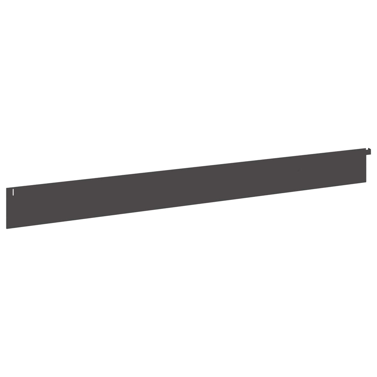 Lawn Edging 20 pcs 102 x 10 x 4 cm Steel Black