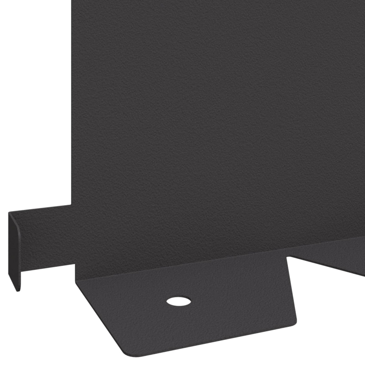 Lawn Edging 20 pcs 102 x 15 x 4 cm Steel Black