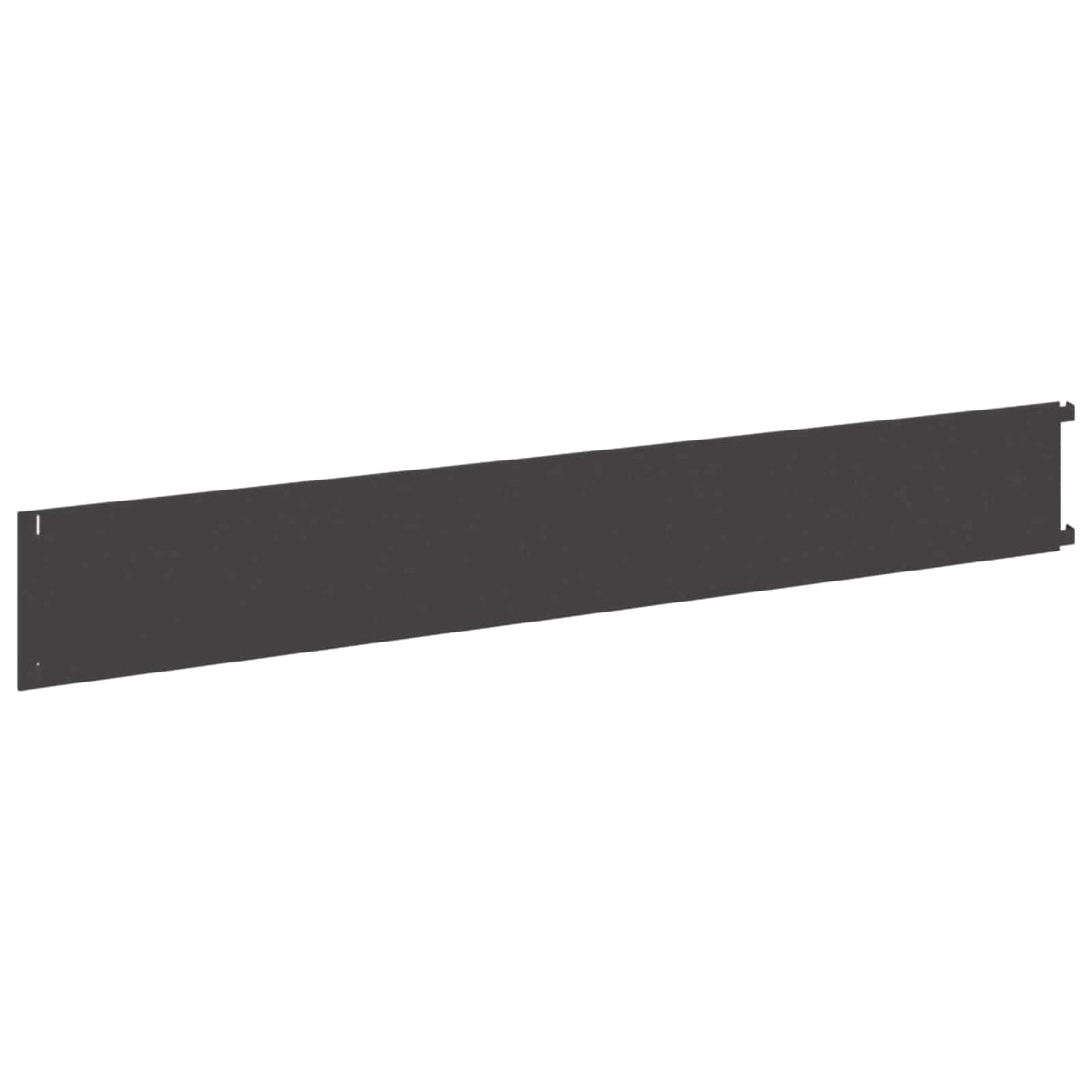 Lawn Edging 20 pcs 102 x 15 x 4 cm Steel Black