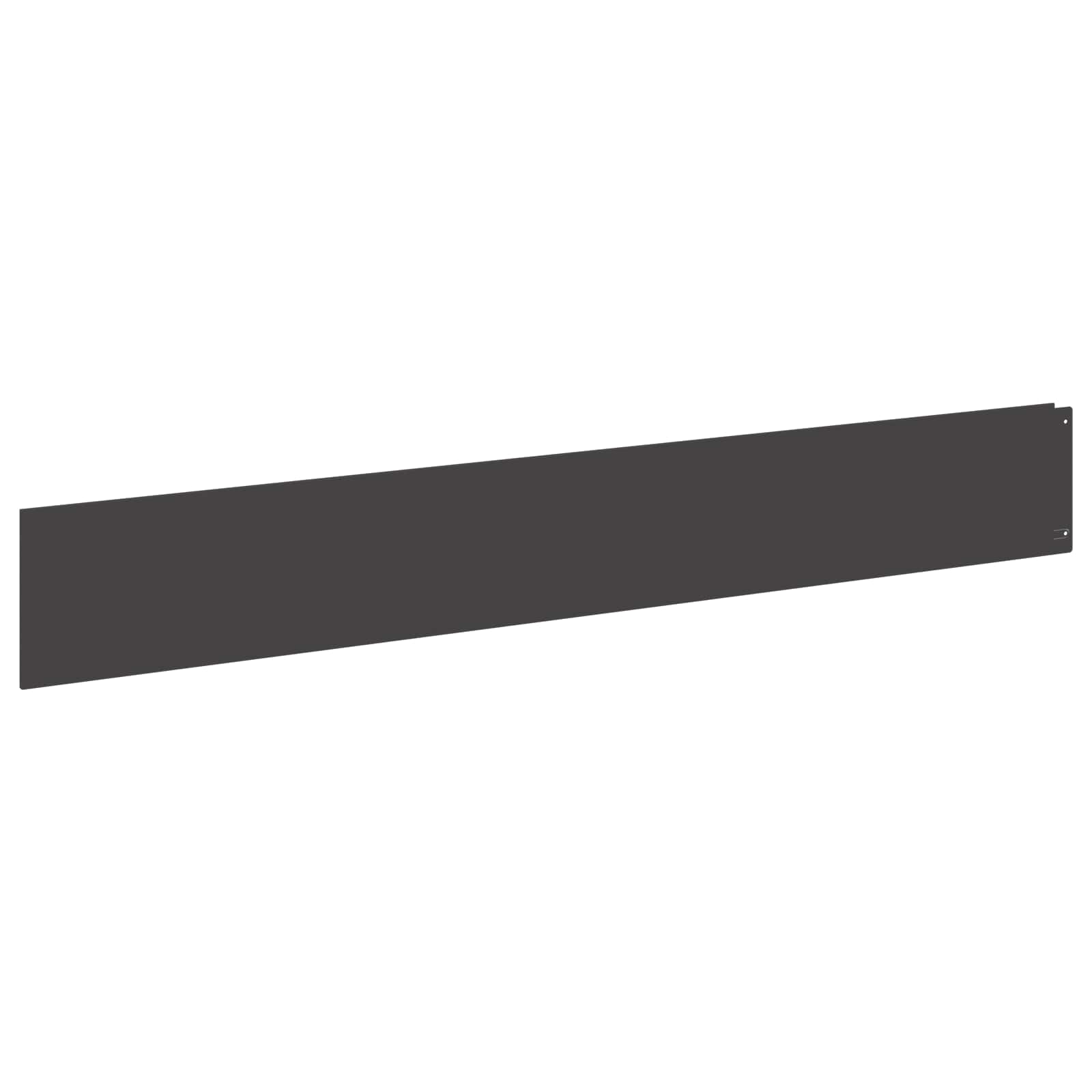 Lawn Edging 20 pcs 100 x 15 cm Steel Black