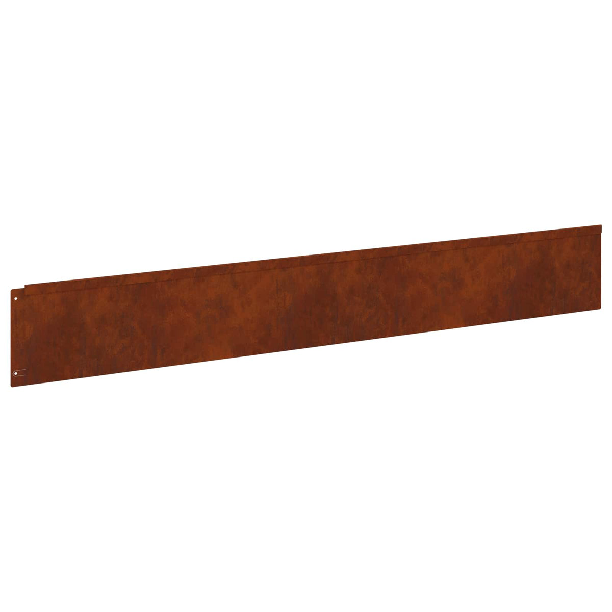 Lawn Edging 20 pcs 100 x 15 cm Steel Rusty