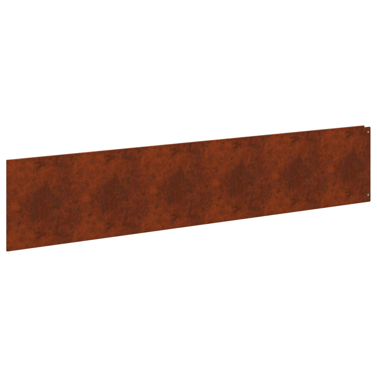 Lawn Edging 10 pcs 100 x 22 cm Steel Rusty