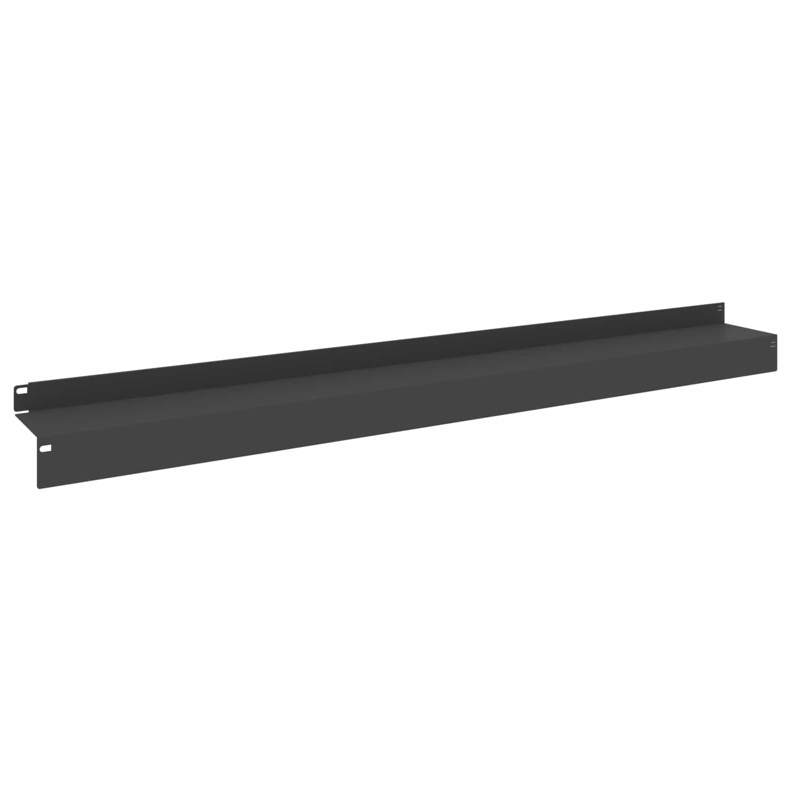 Lawn Edging 10 pcs 100 x 10 x 8 cm Steel Black