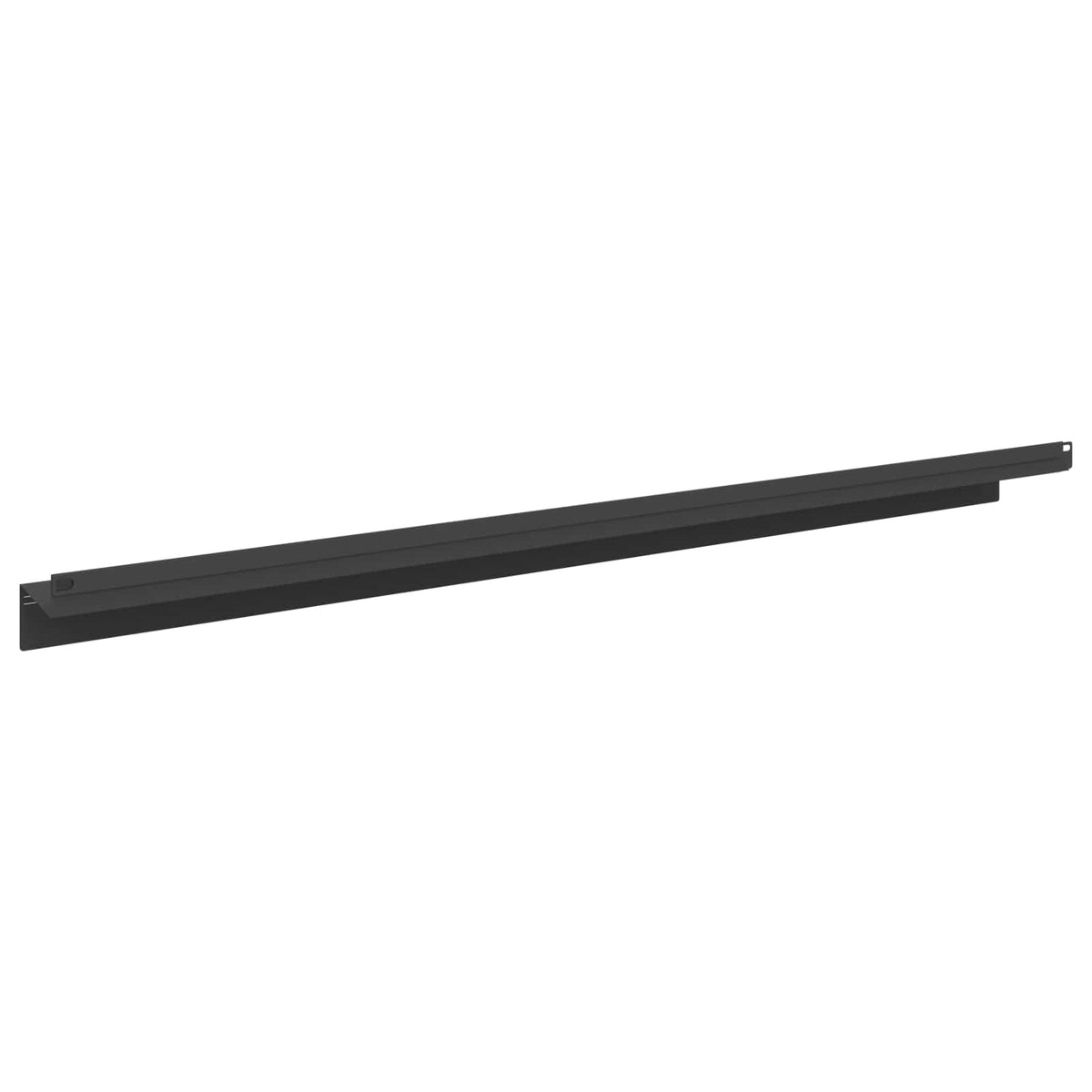 Lawn Edging 10 pcs 100 x 10 x 8 cm Steel Black