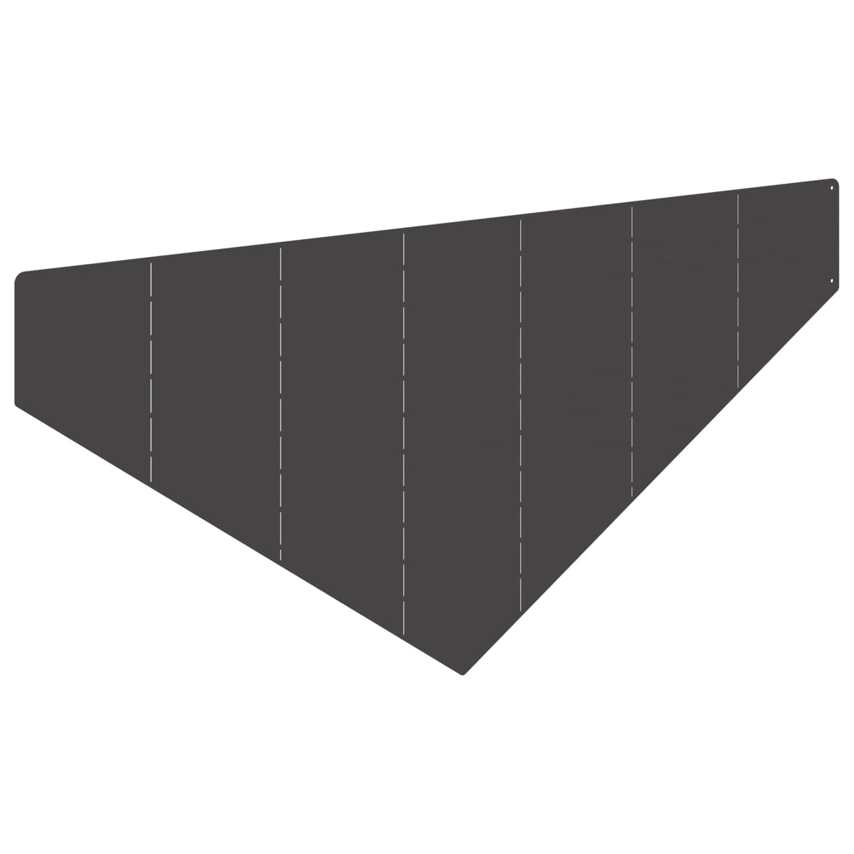 Lawn Edging 100 x 45 cm Steel Black