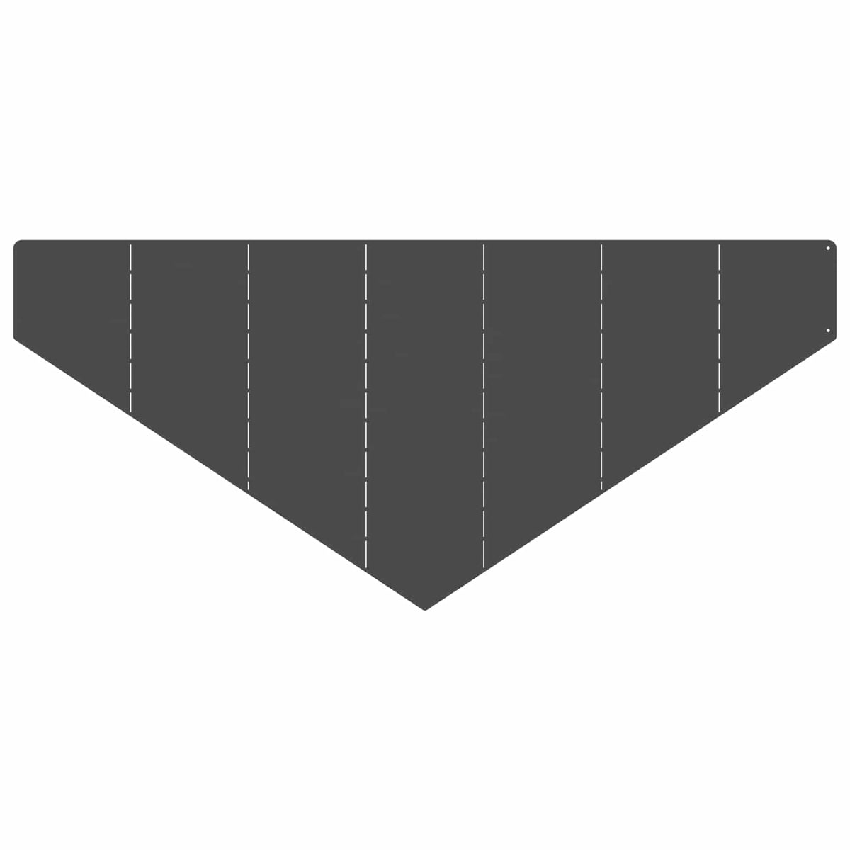 Lawn Edging 4 pcs 100 x 45 cm Steel Black