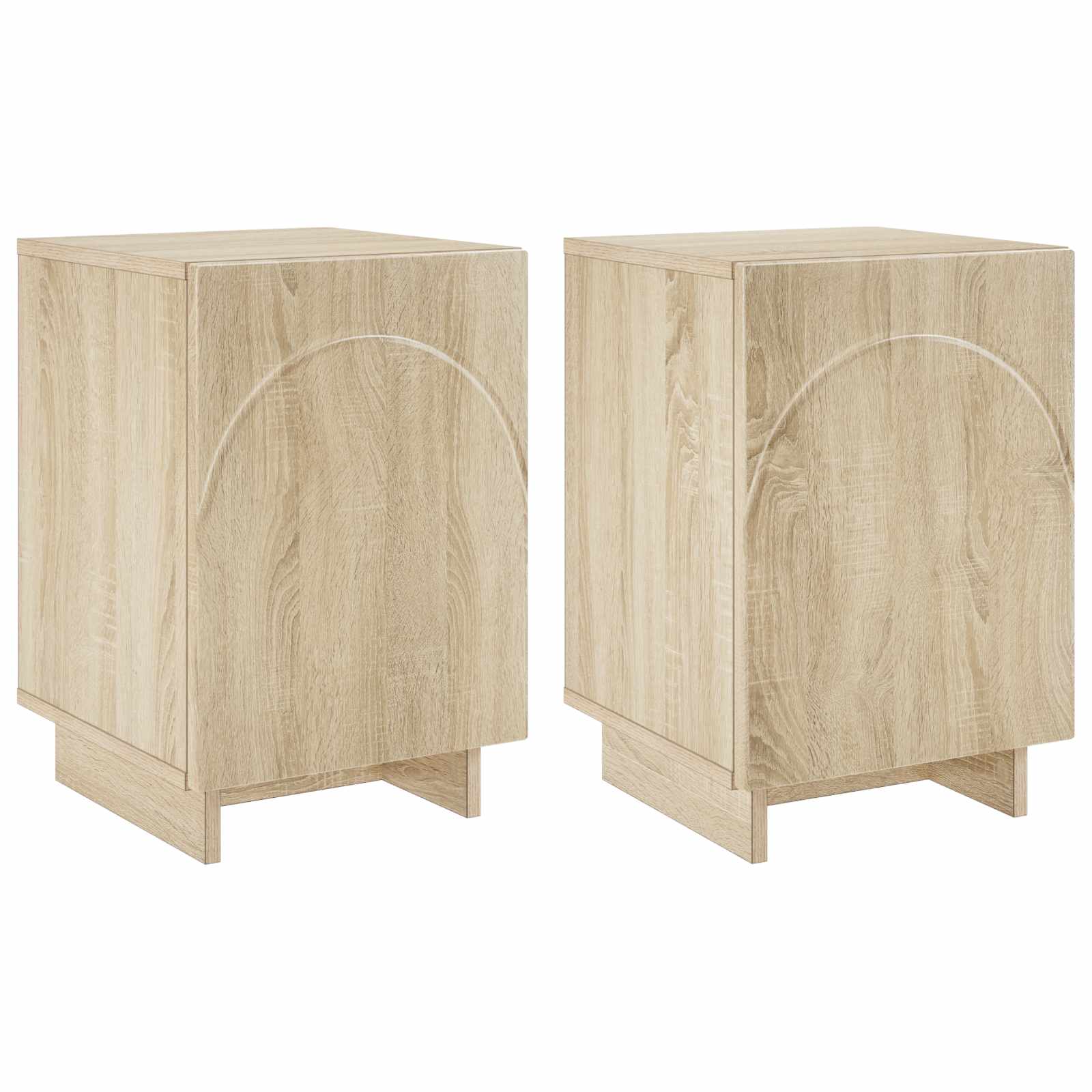 Bedside Cabinet 2 pcs Sonoma Oak 33.5 x 34.5 x 50 cm