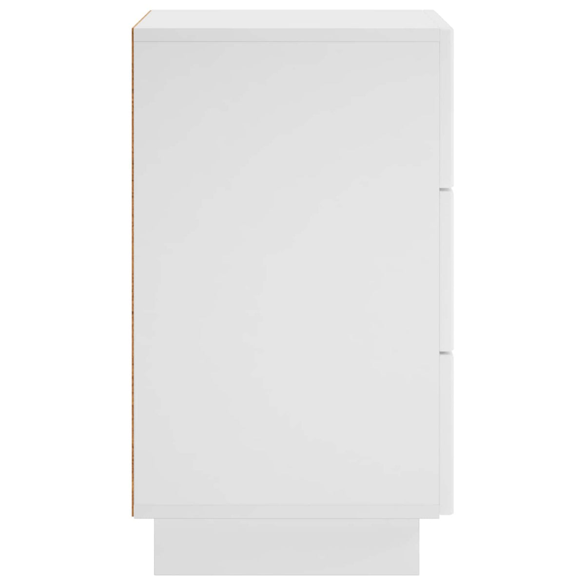 Bedside Cabinet White 33.5 x 34.5 x 60 cm Engineered Wood