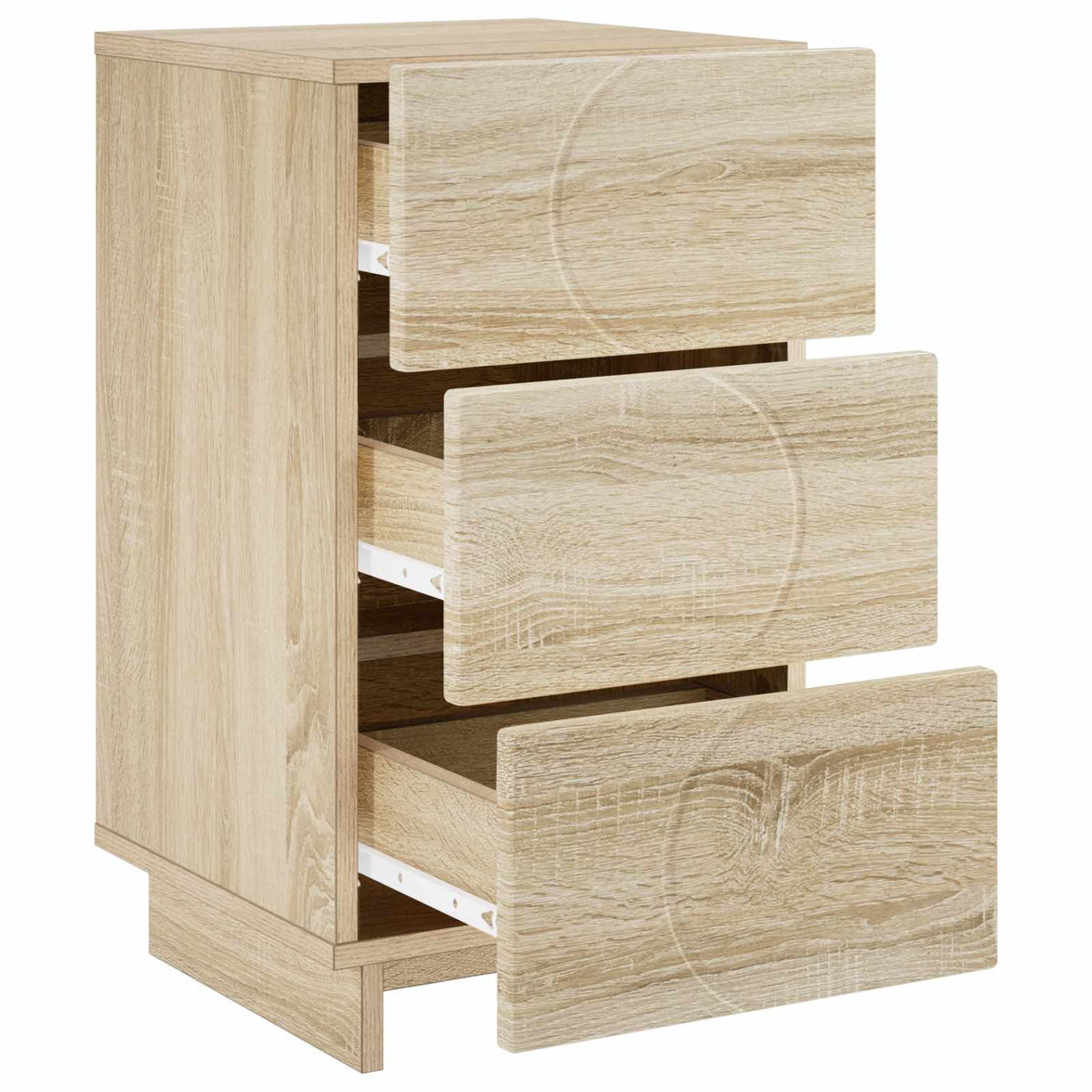 Bedside Cabinet Sonoma Oak 33.5 x 34.5 x 60 cm Engineered Wood