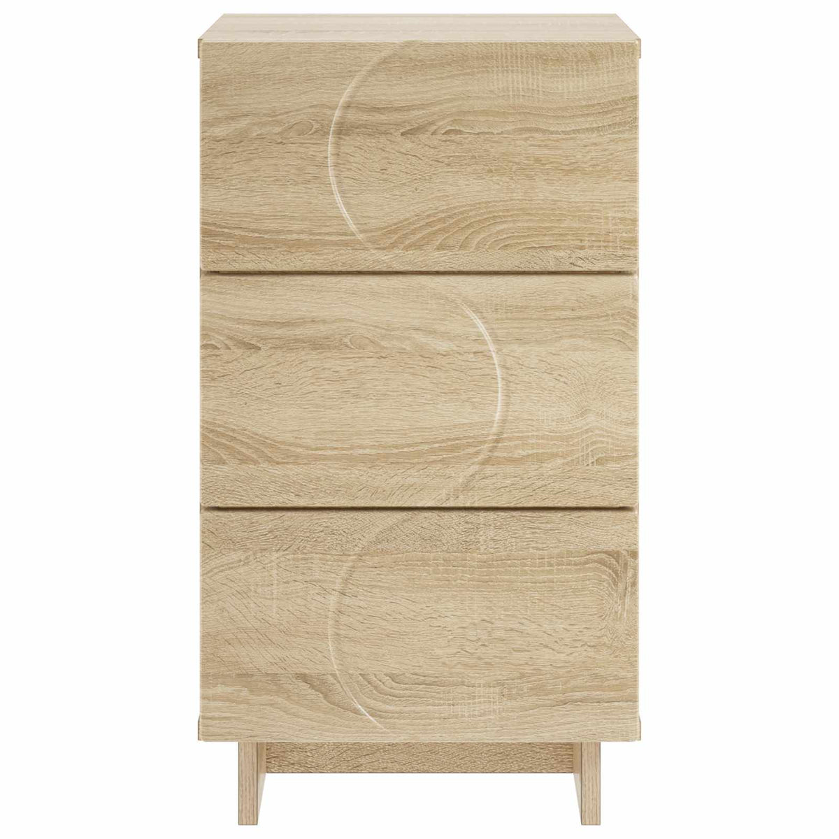 Bedside Cabinet Sonoma Oak 33.5 x 34.5 x 60 cm Engineered Wood