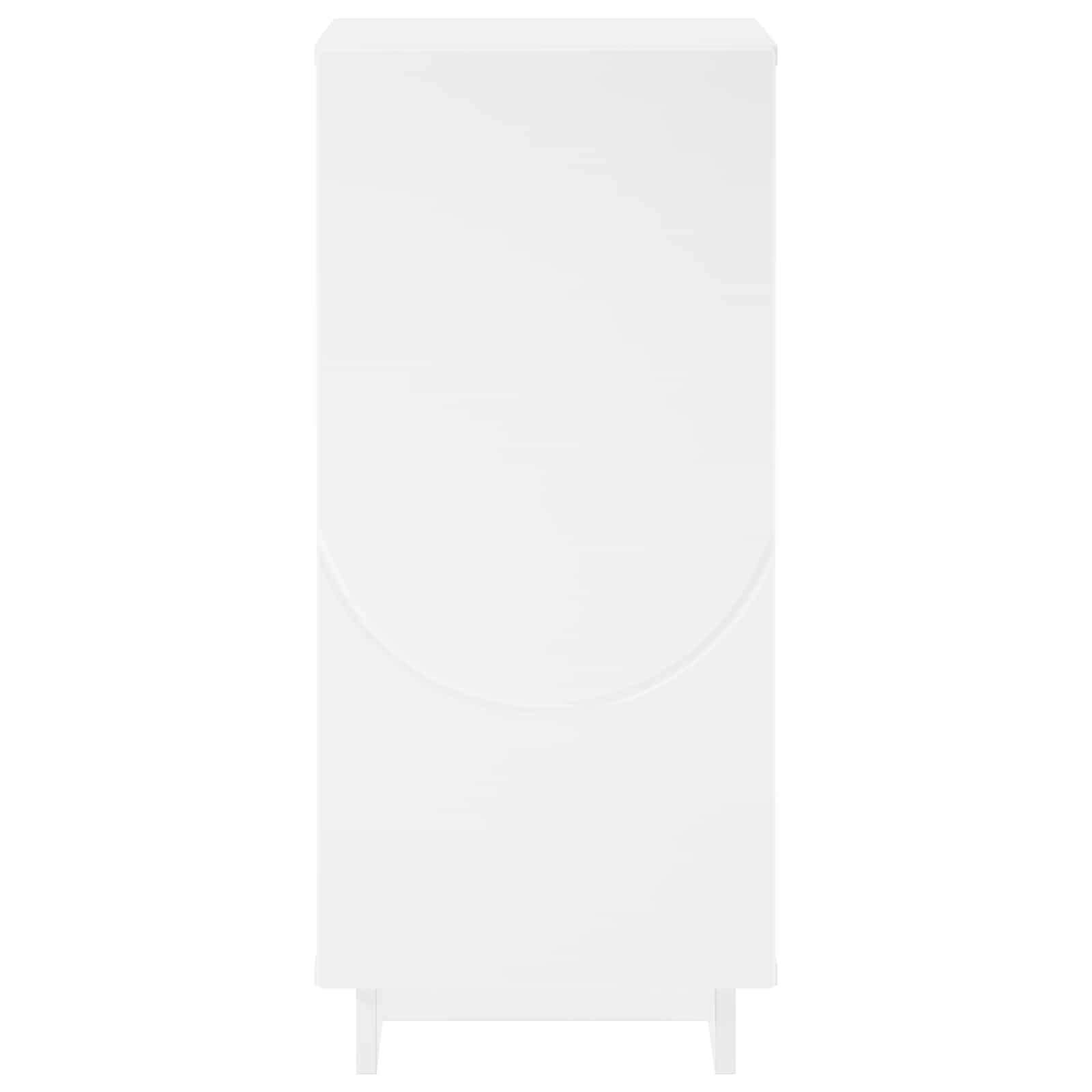 Sideboard White 33.5 x 34.5 x 75 cm Engineered Wood