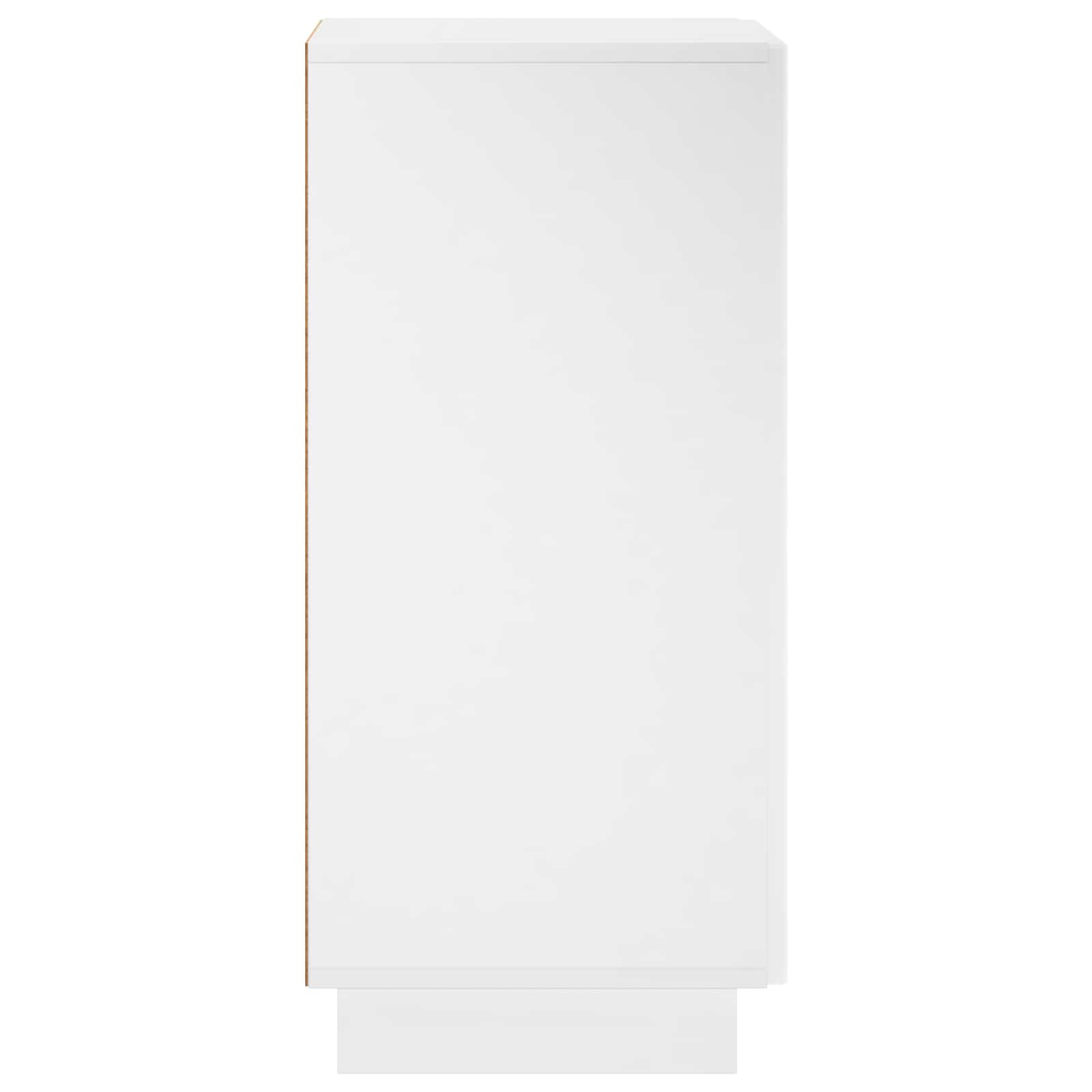 Sideboard White 33.5 x 34.5 x 75 cm Engineered Wood