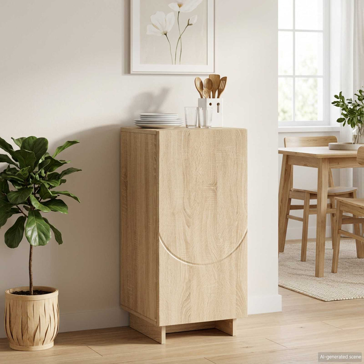 Sideboard Sonoma Oak 33.5 x 34.5 x 75 cm Engineered Wood