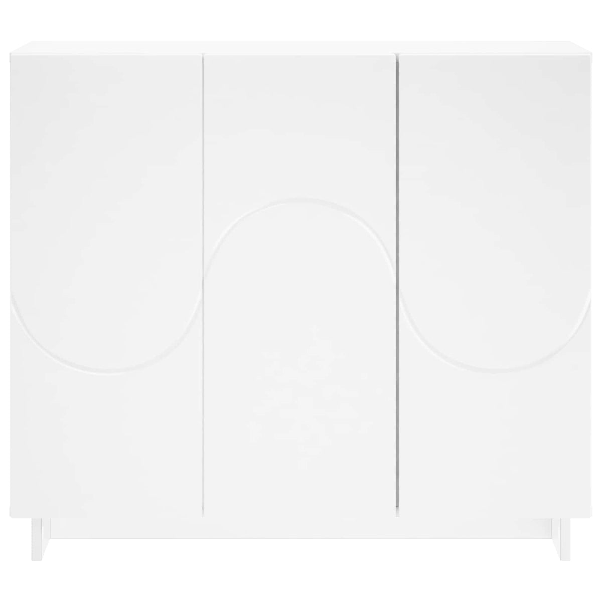 Sideboard White 85.5 x 31 x 75 cm Engineered Wood