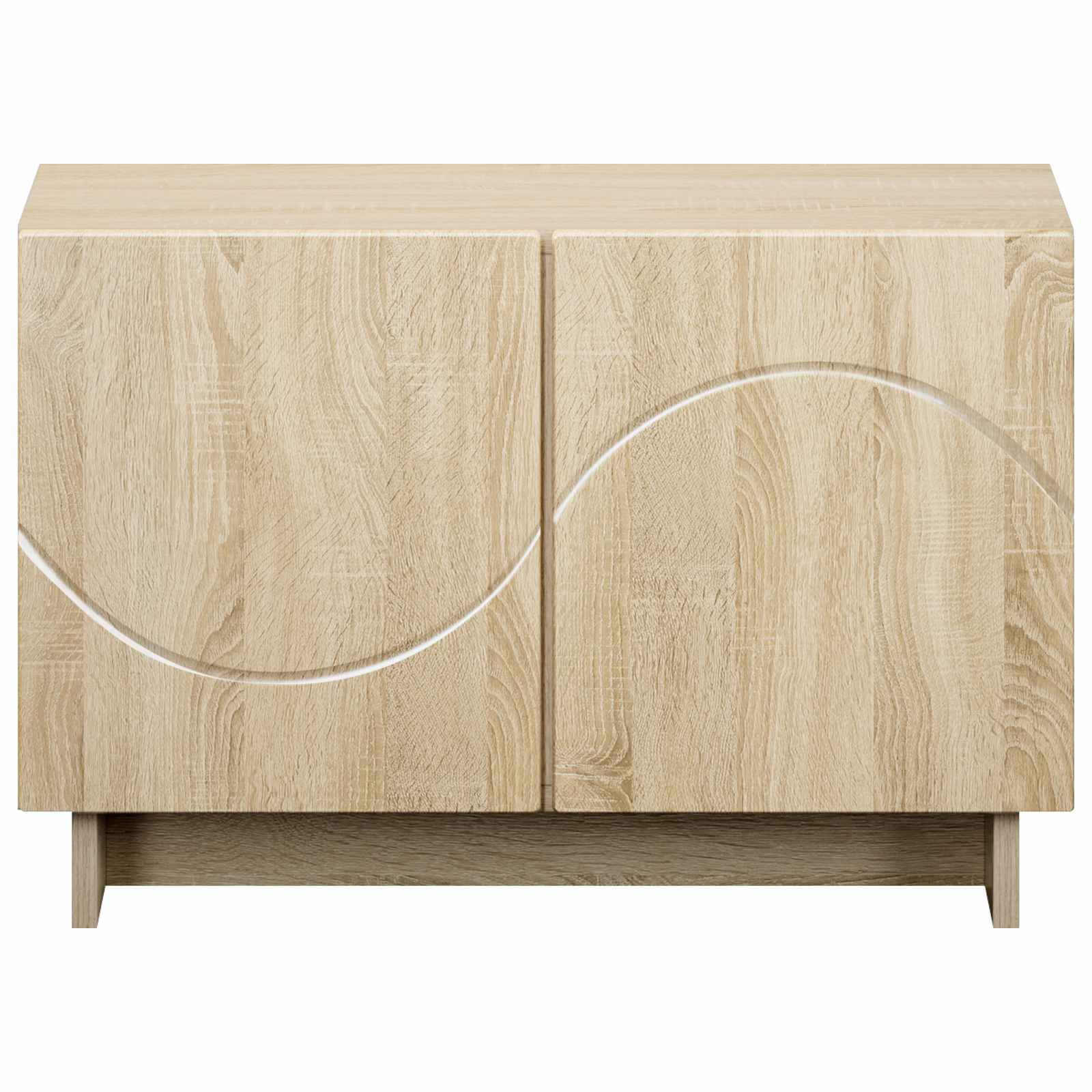 TV Stand 60 x 34.5 x 40 cm Sonoma Oak Engineered Wood