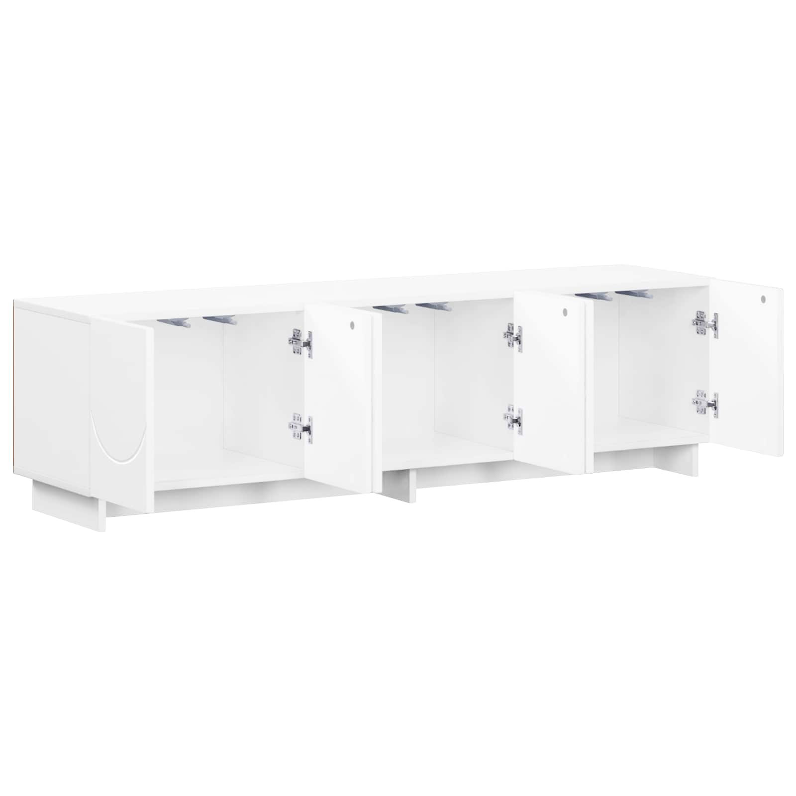 TV Stand 140 x 34.5 x 40 cm White Engineered Wood