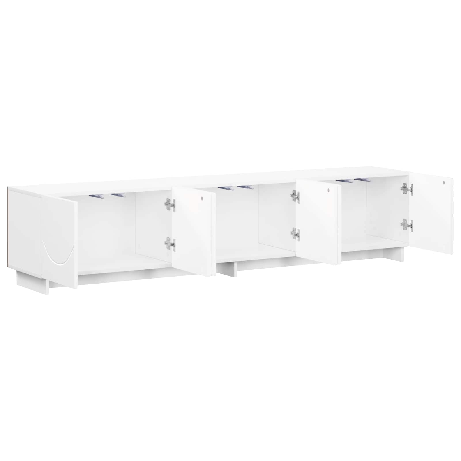 TV Stand 180 x 34.5 x 40 cm White Engineered Wood