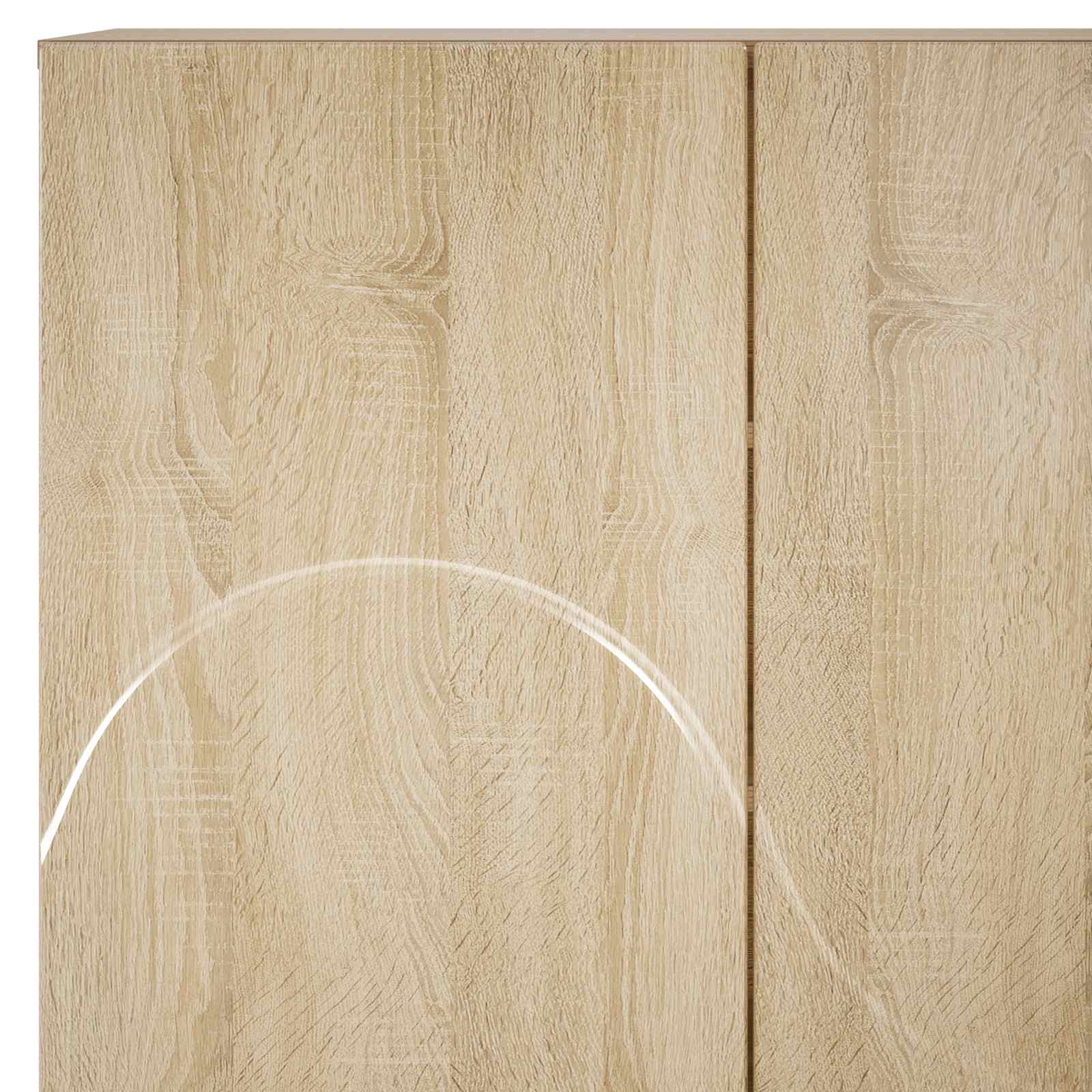 Shoe Cabinet 73 x 38 x 87.5 cm Engineered Wood Sonoma Oak