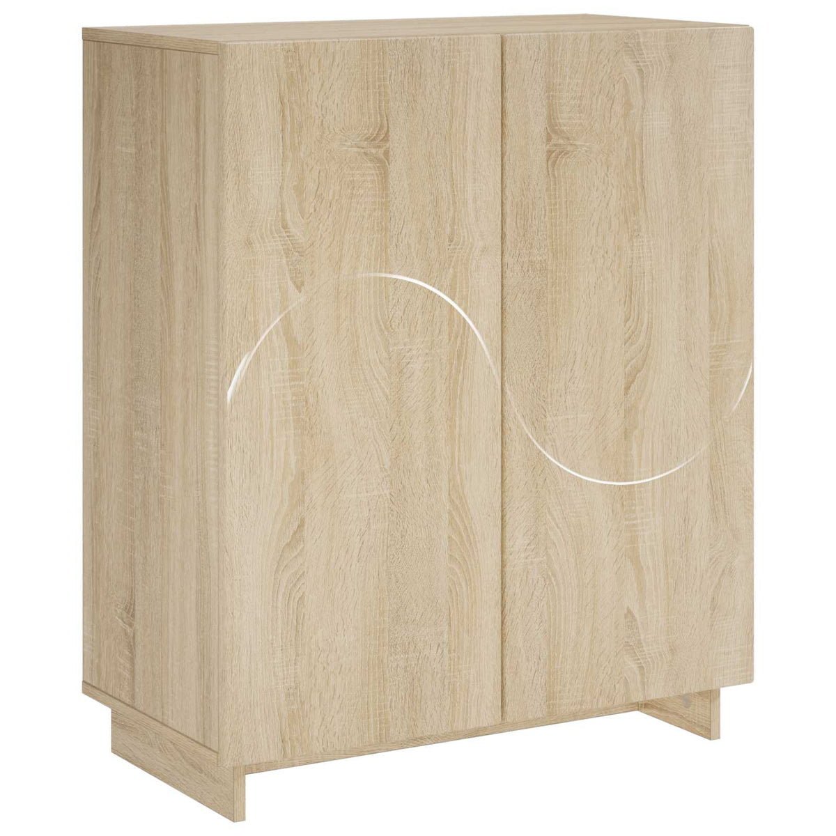 Shoe Cabinet 73 x 38 x 87.5 cm Engineered Wood Sonoma Oak