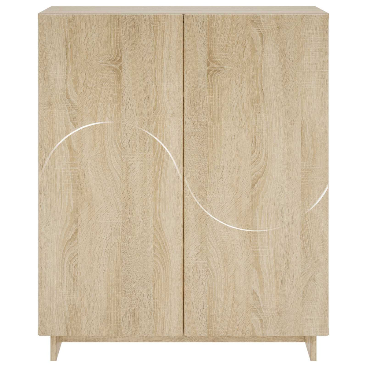 Shoe Cabinet 73 x 38 x 87.5 cm Engineered Wood Sonoma Oak