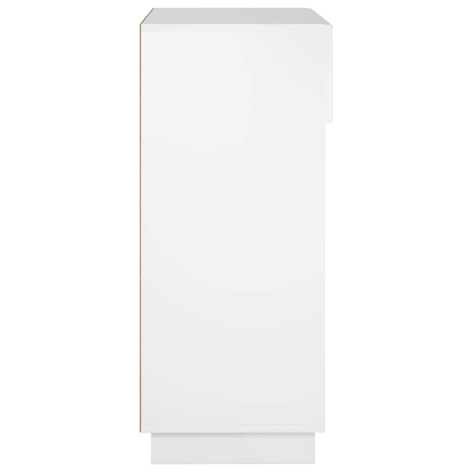 Shoe Cabinet 73 x 38 x 87.5 cm Engineered Wood White