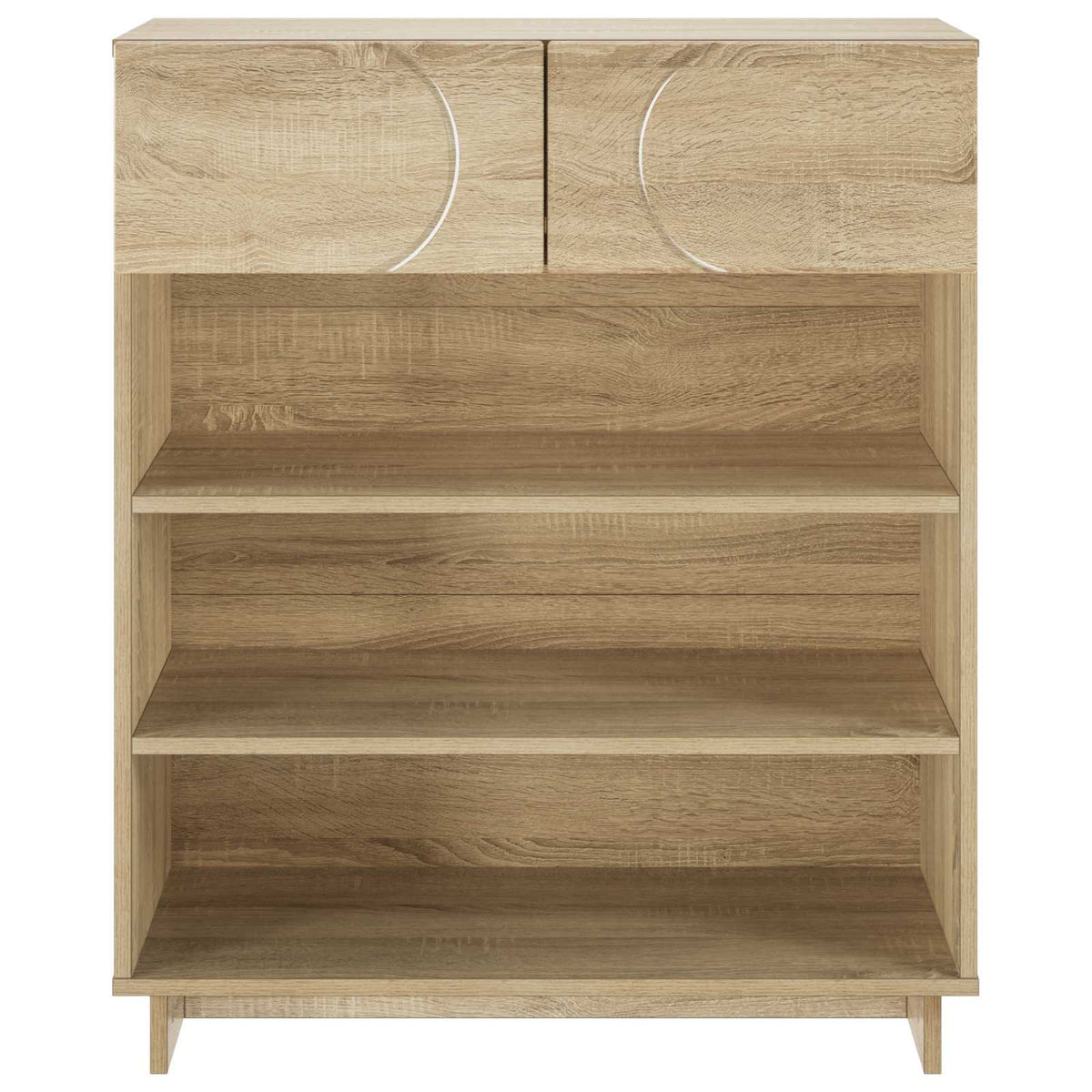 Shoe Cabinet 73 x 38 x 87.5 cm Engineered Wood Sonoma Oak