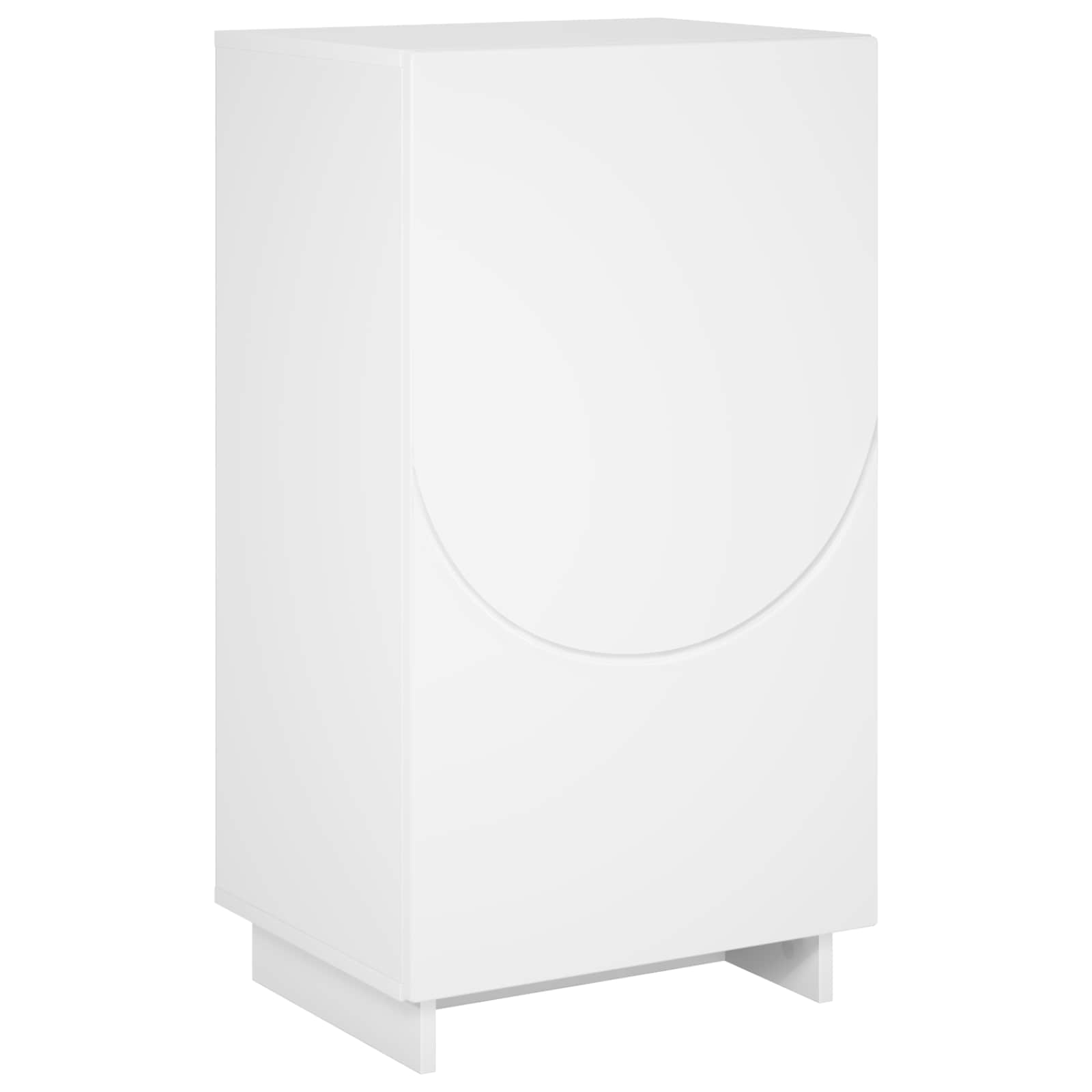 Shoe Cabinet 48 x 38 x 87.5 cm Engineered Wood White