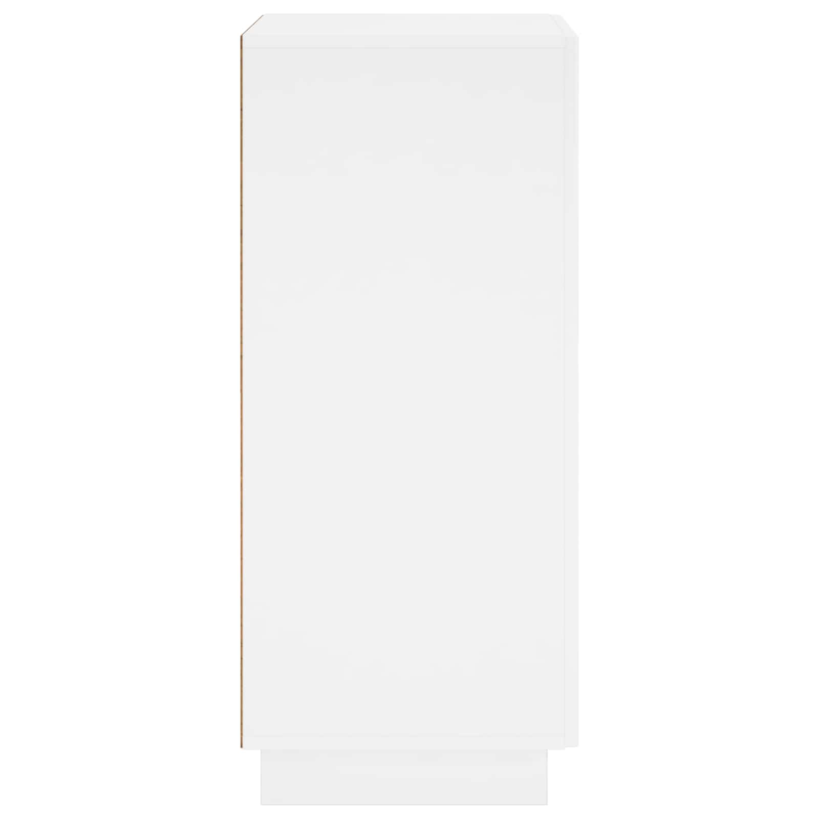 Shoe Cabinet 48 x 38 x 87.5 cm Engineered Wood White