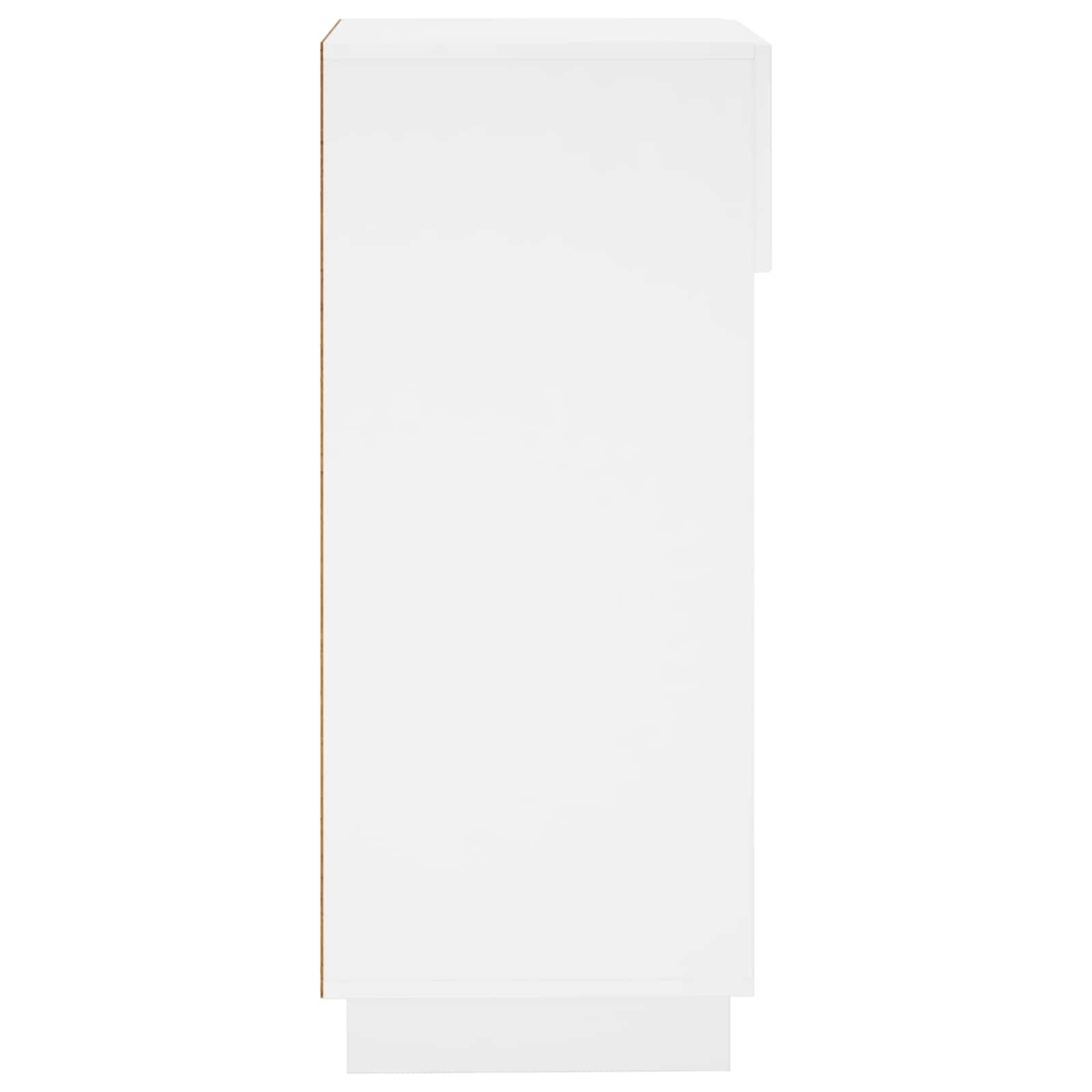 Shoe Cabinet 48 x 38 x 87.5 cm Engineered Wood White
