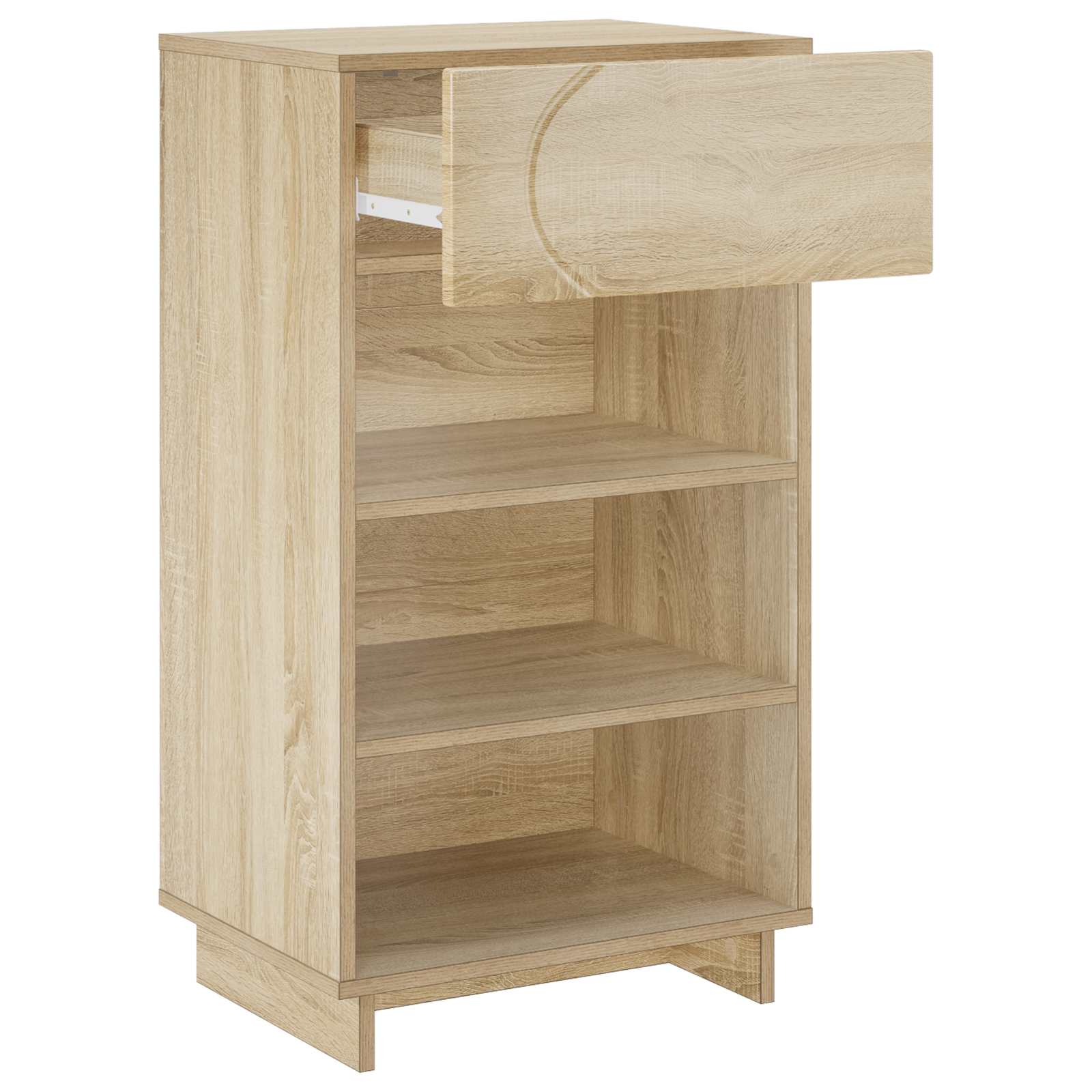 Shoe Cabinet 48 x 38 x 87.5 cm Engineered Wood Sonoma Oak