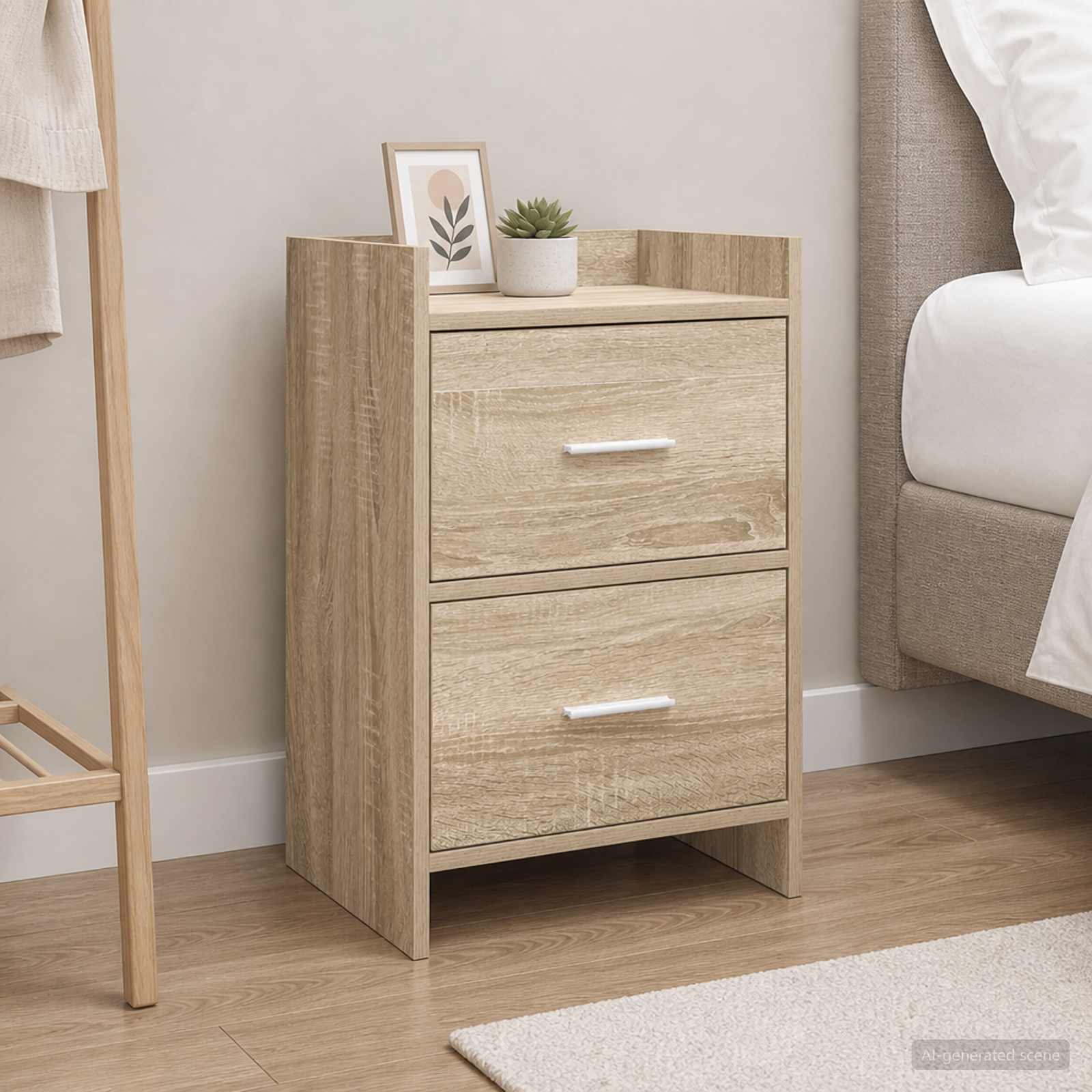 Bedside Tables 2 pcs Sonoma Oak 40 x 30 x 60 cm Engineered Wood