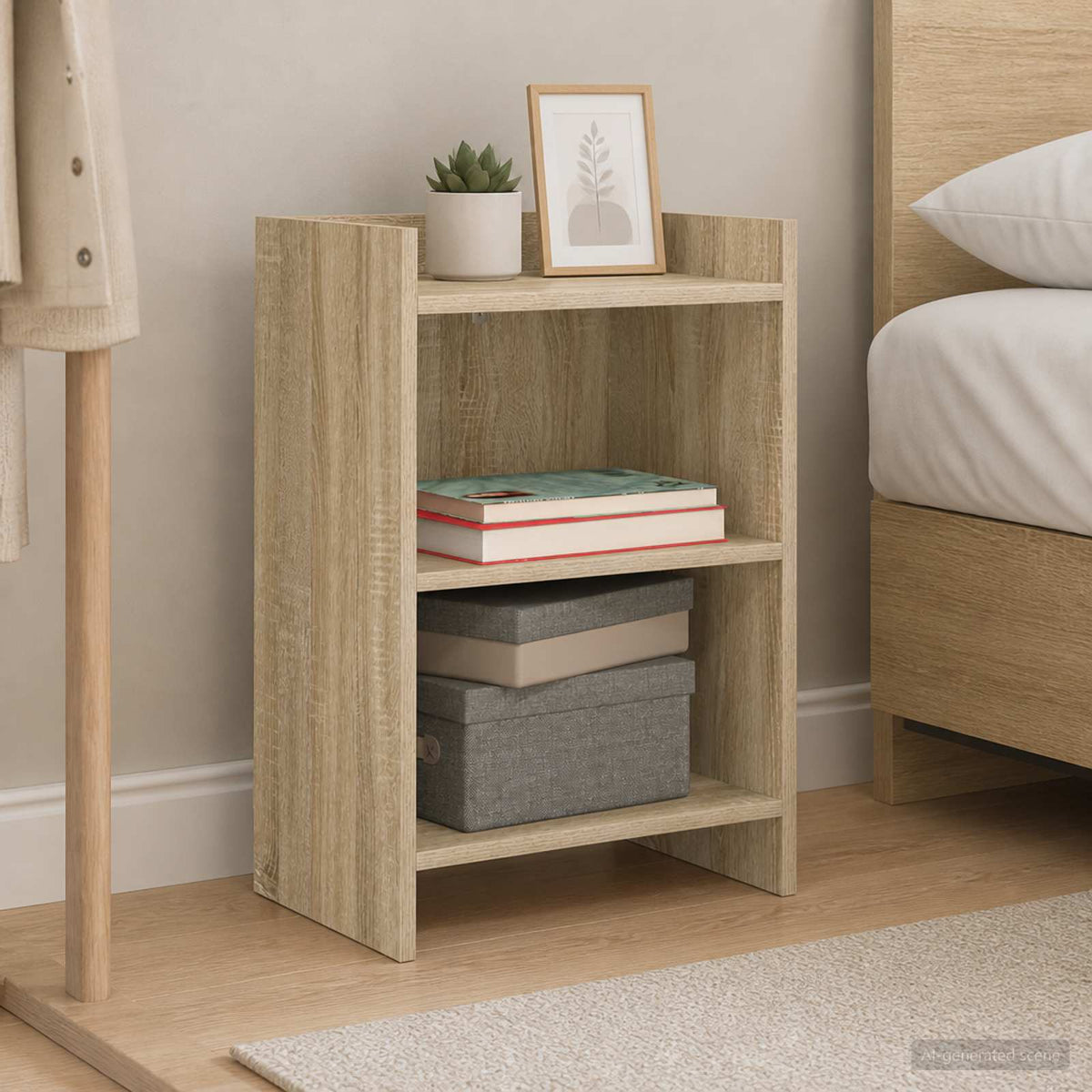 Bedside Tables Sonoma Oak 40 x 30 x 60 cm Engineered Wood