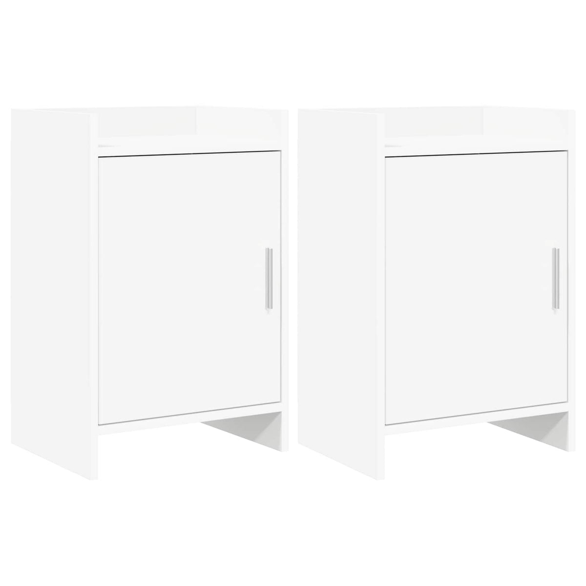 Bedside Tables 2 pcs White 40 x 30 x 60 cm Engineered Wood