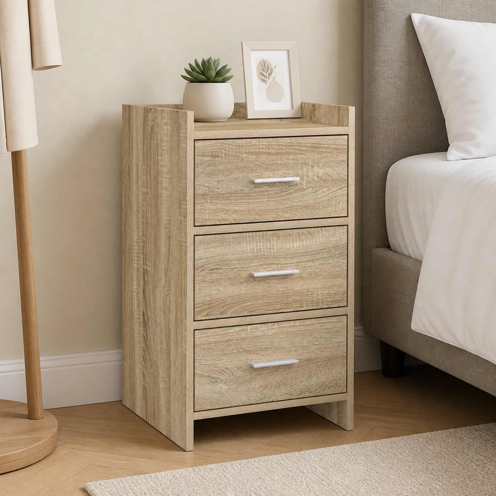 Bedside Tables Sonoma Oak 40 x 36 x 70 cm Engineered Wood