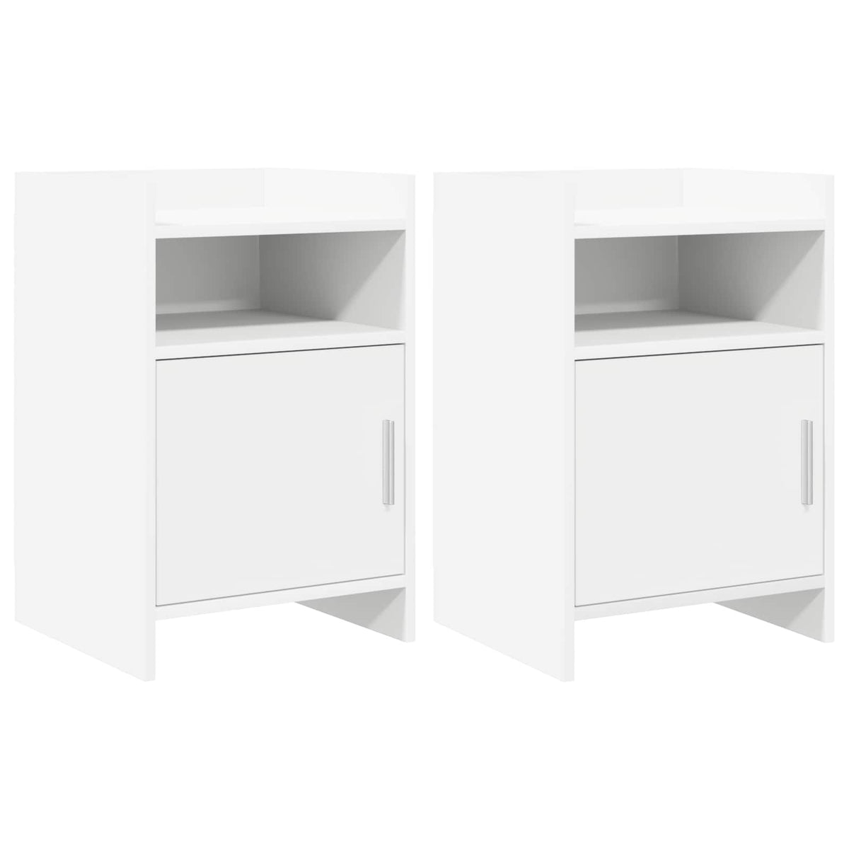 Bedside Tables 2 pcs White 40 x 36 x 60 cm Engineered Wood