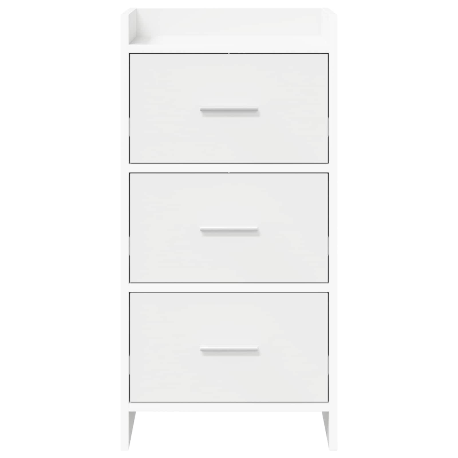 Sideboard White 40 x 36 x 80 cm Engineered Wood