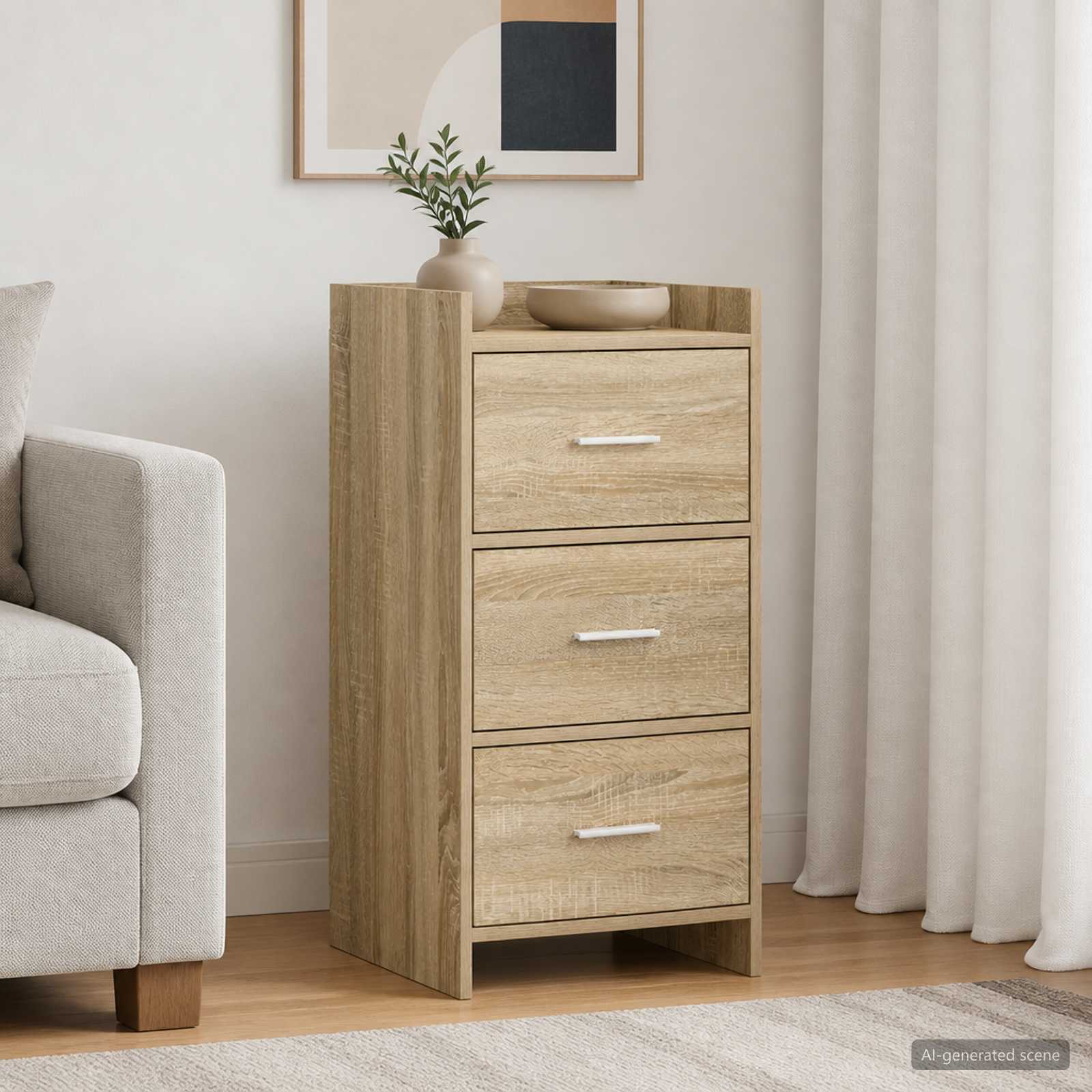 Sideboard Sonoma Oak 40 x 36 x 80 cm Engineered Wood