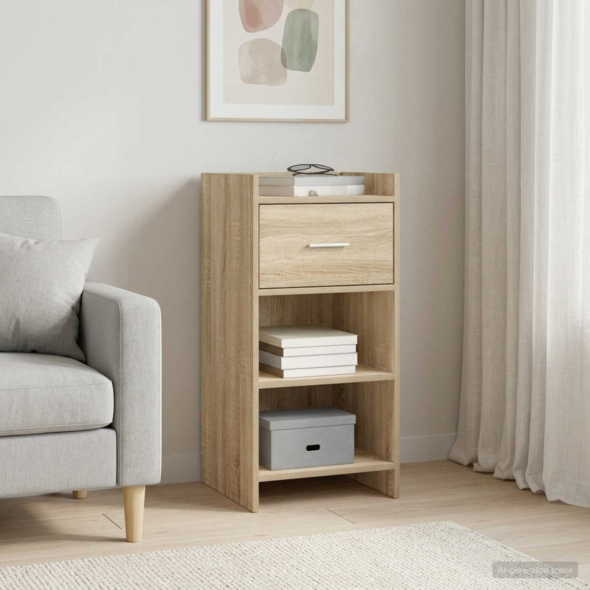 Sideboard Sonoma Oak 40 x 36 x 80 cm Engineered Wood