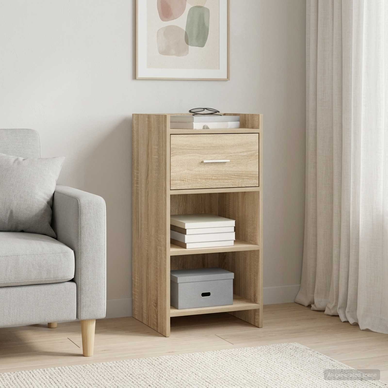 Sideboard Sonoma Oak 40 x 36 x 80 cm Engineered Wood