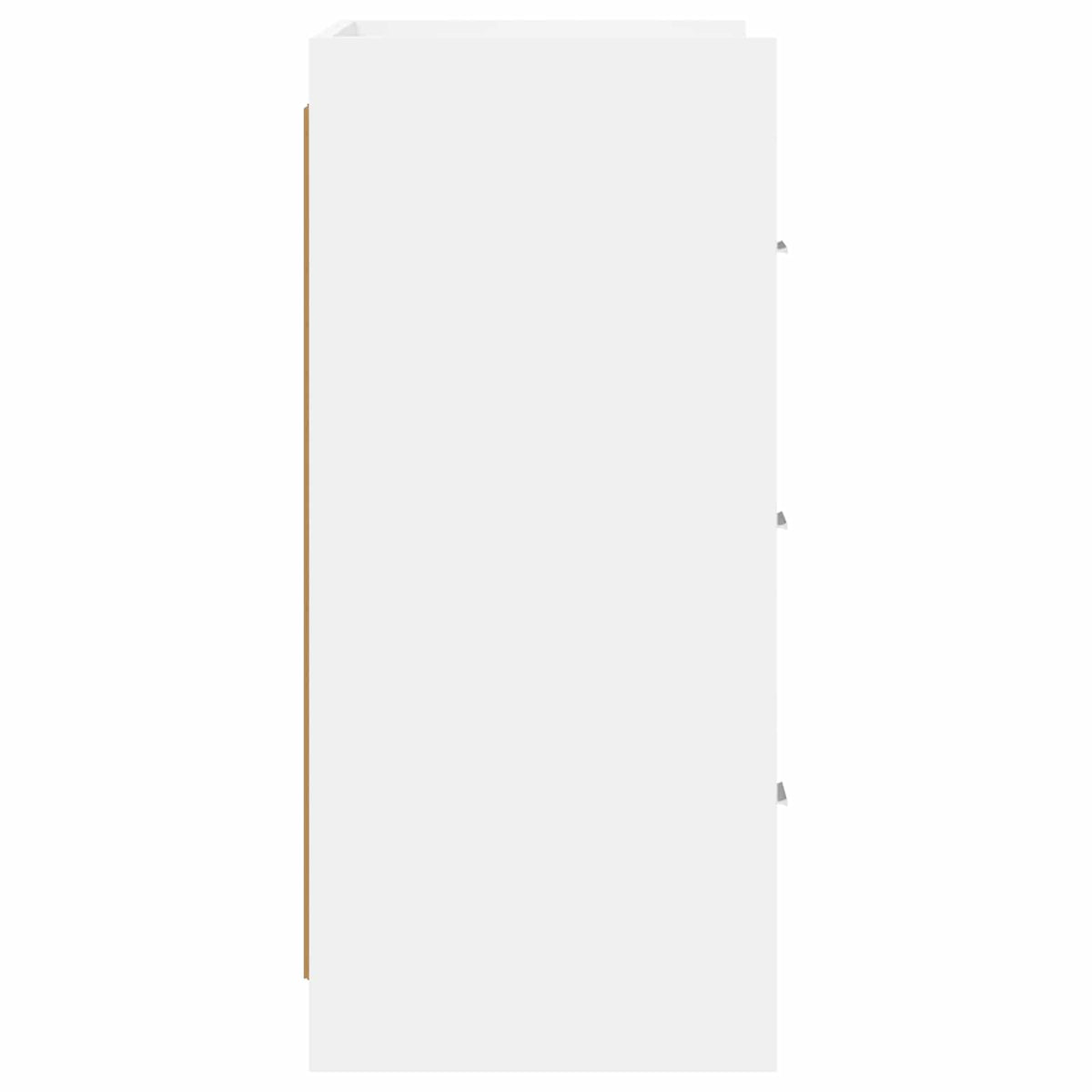 Sideboard White 75 x 33 x 80 cm Engineered Wood