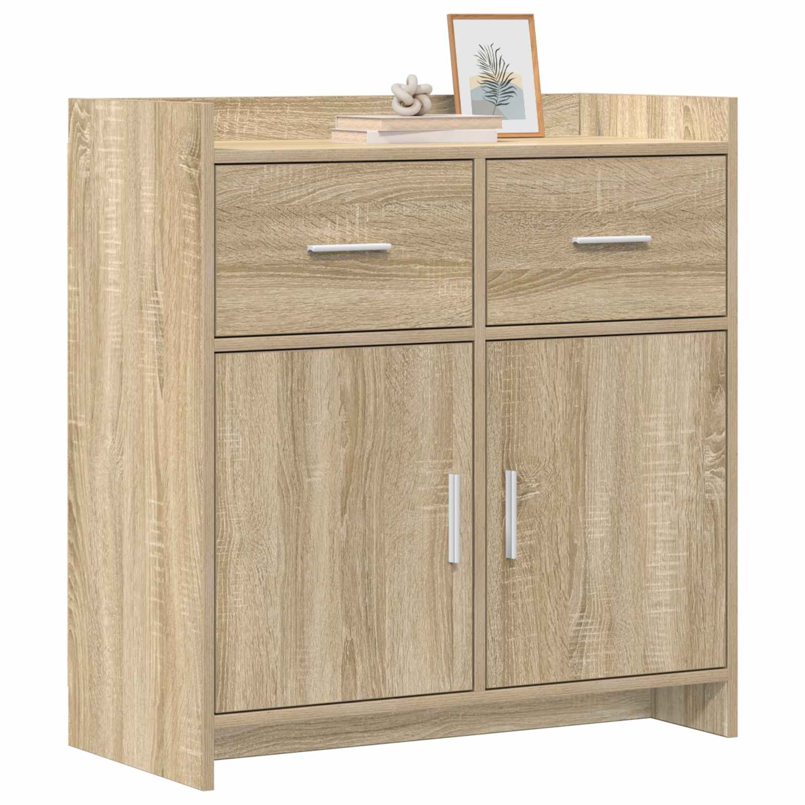 Sideboard Sonoma Oak 75 x 36 x 80 cm Engineered Wood