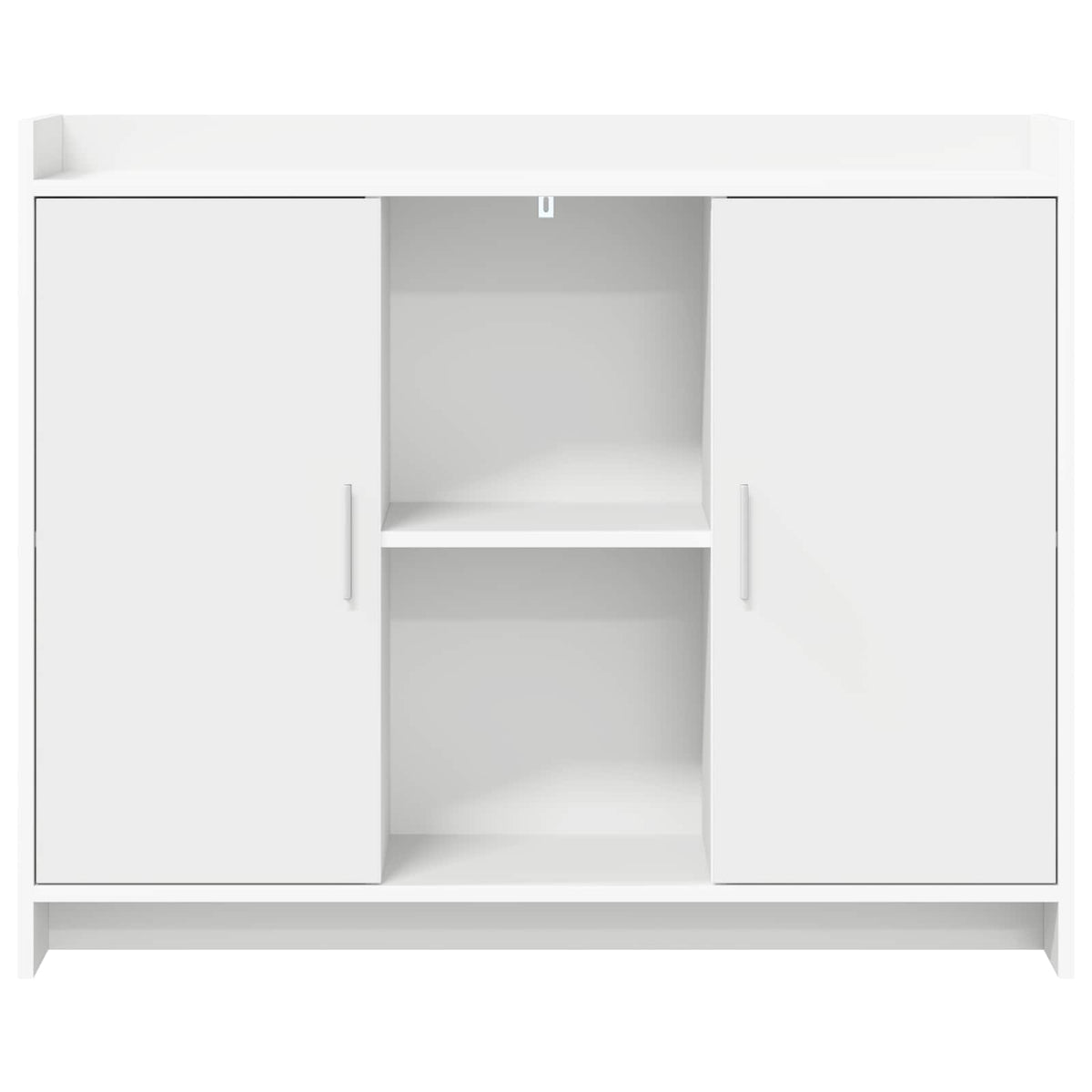 Sideboard White 98.5 x 33 x 80 cm Engineered Wood