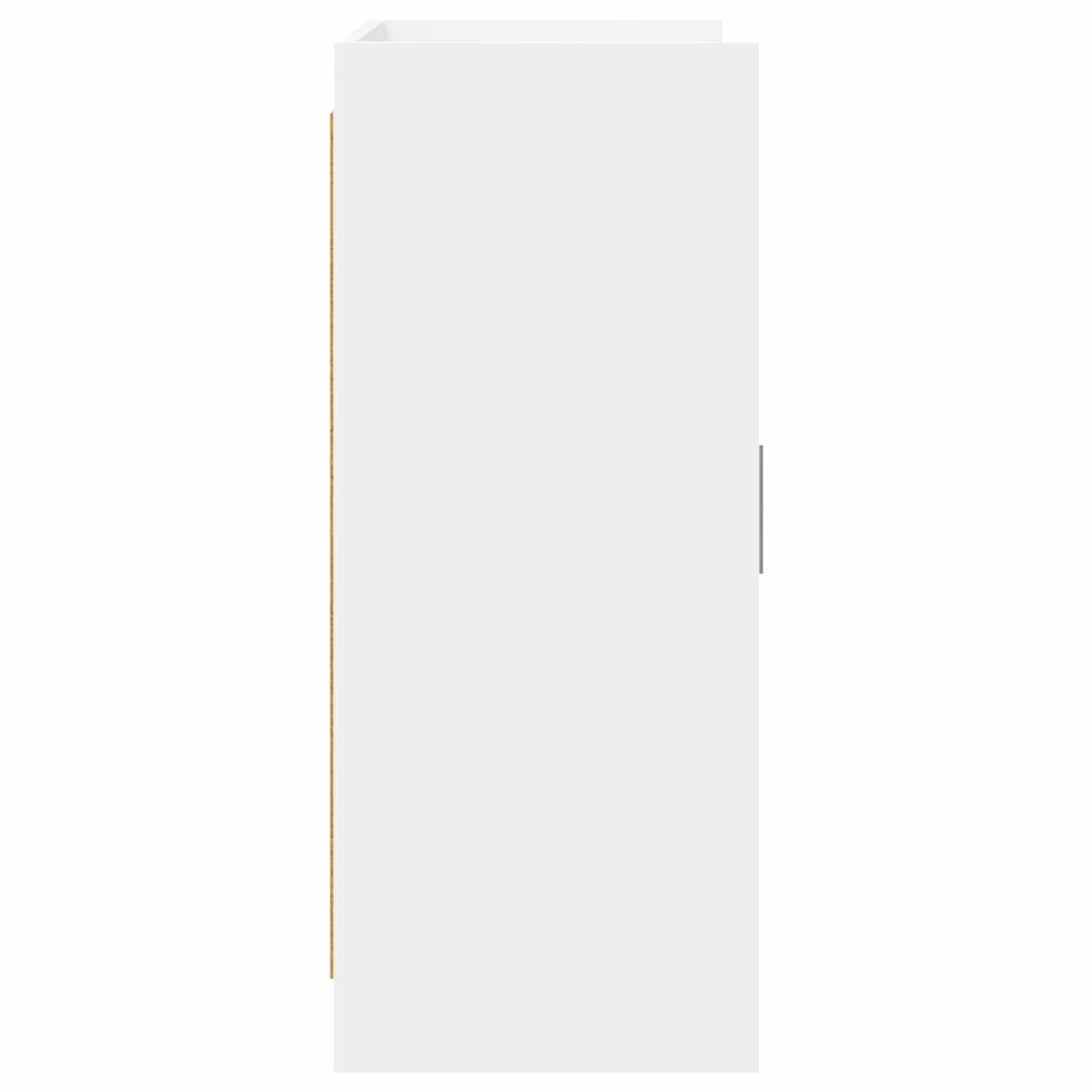 Sideboard White 98.5 x 33 x 80 cm Engineered Wood